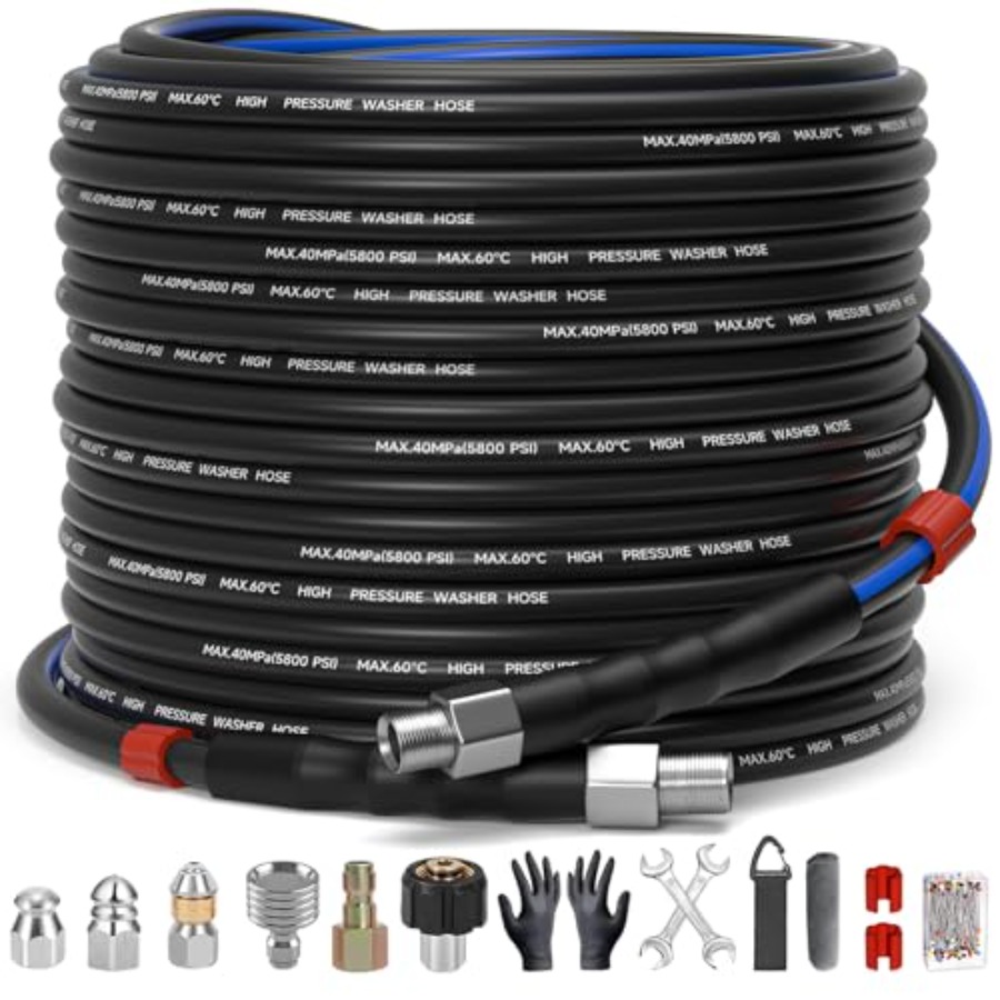 Nozzle Cleaning Kit - Sewer Jetter Kit for Pressure Washer