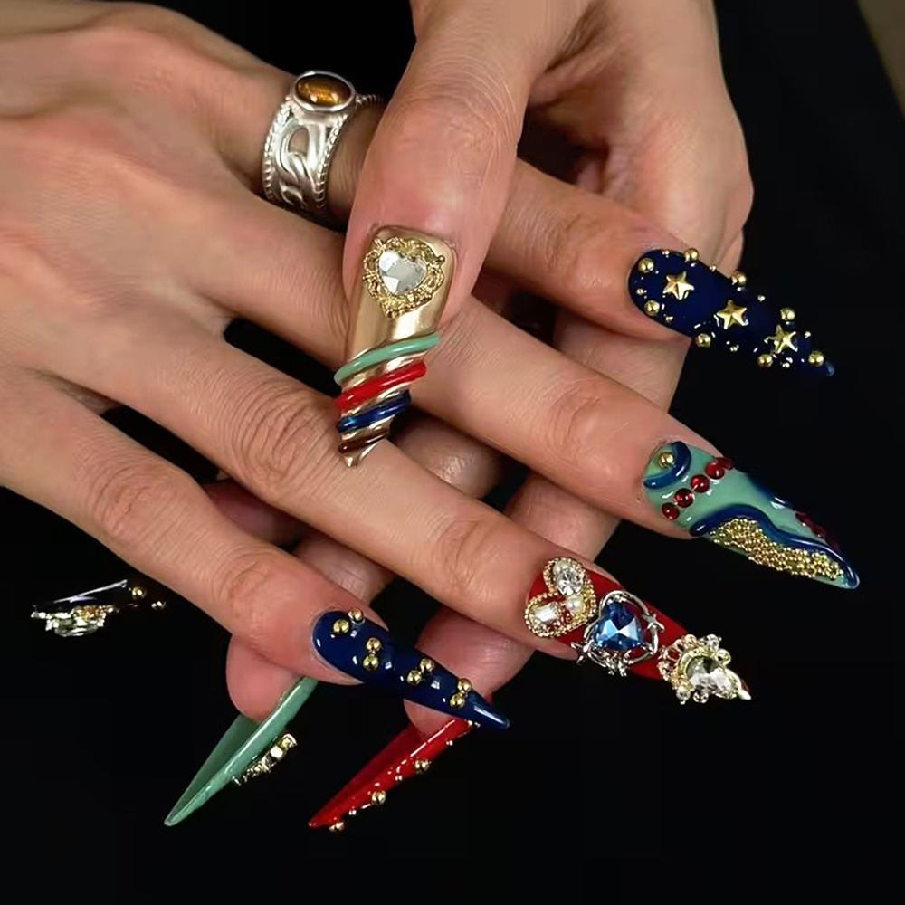 3D Printing Nails - Hot 3D Decoration Salon Quality Stiletto