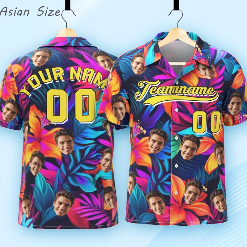 3D Printing Foto - 2026 Custom Photo Face Name Hawaiian