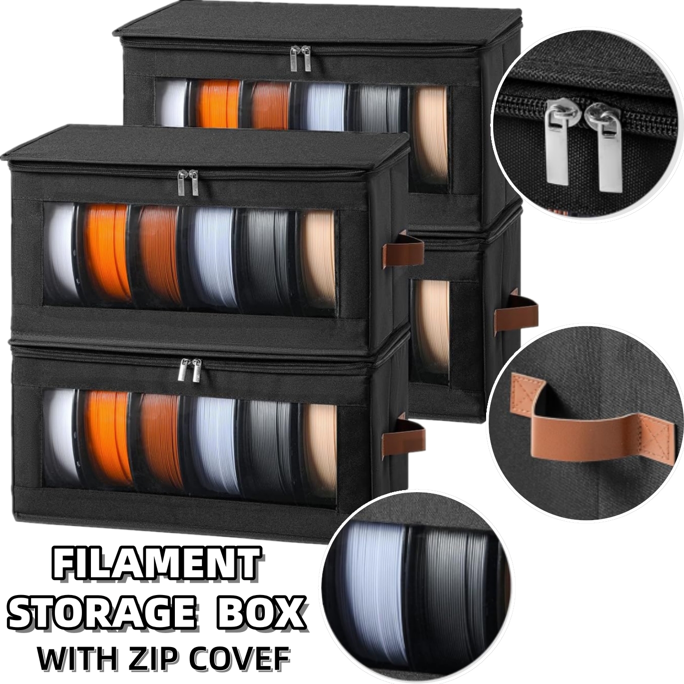 3D Printing Deck Box - 3D Printer Filament Storage Containers Non