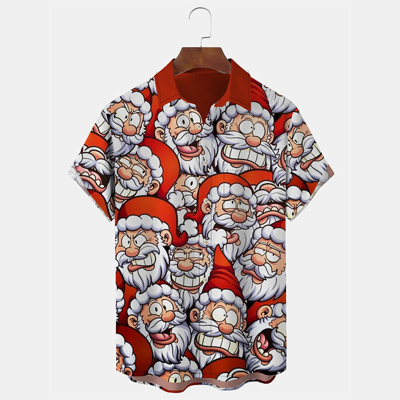 3D Printing Xmas - Christmas Humorous Funny Santa Claus Shirt
