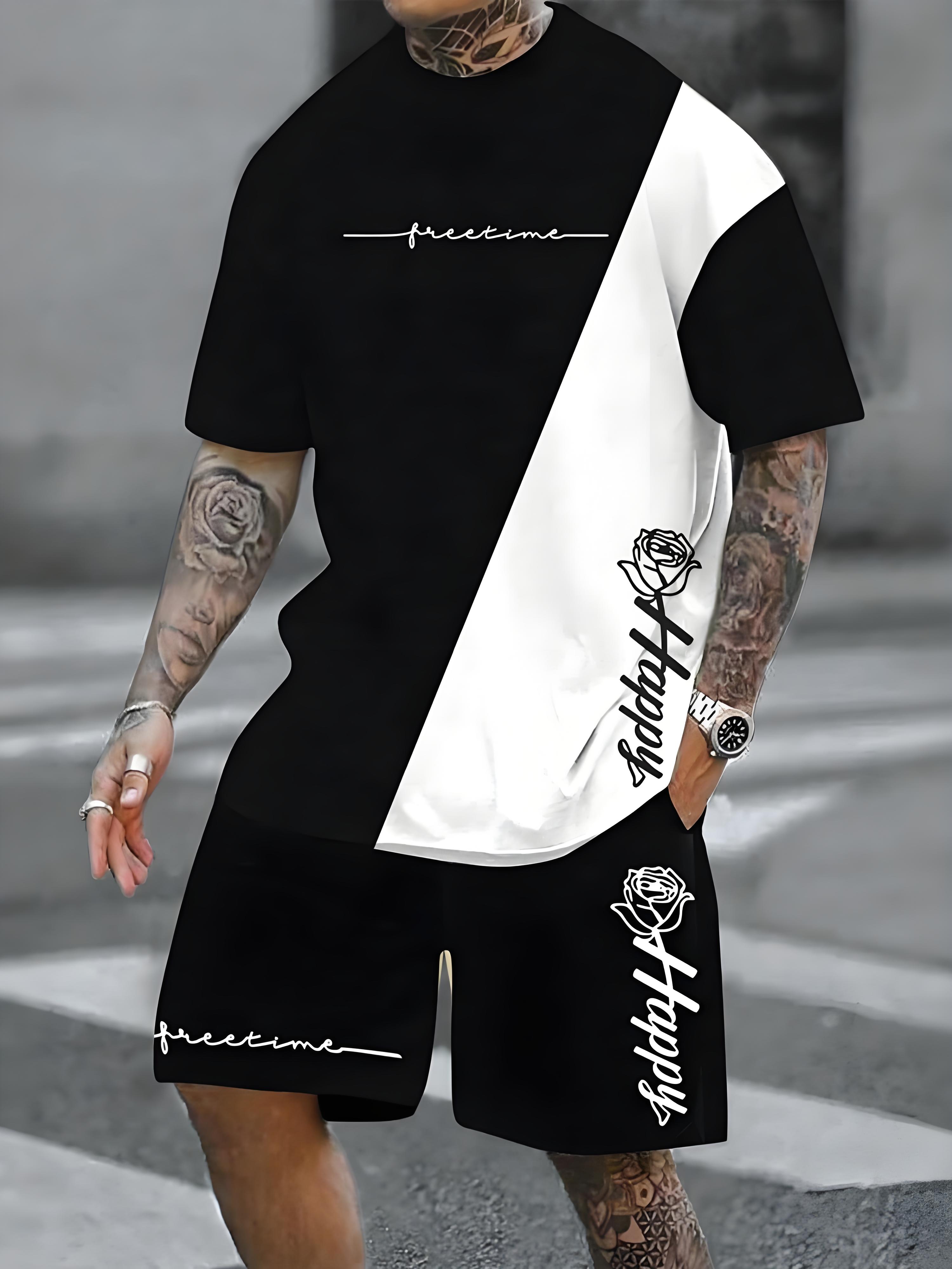 3D Printing Custom - New Plus Size Men's T-shirt And