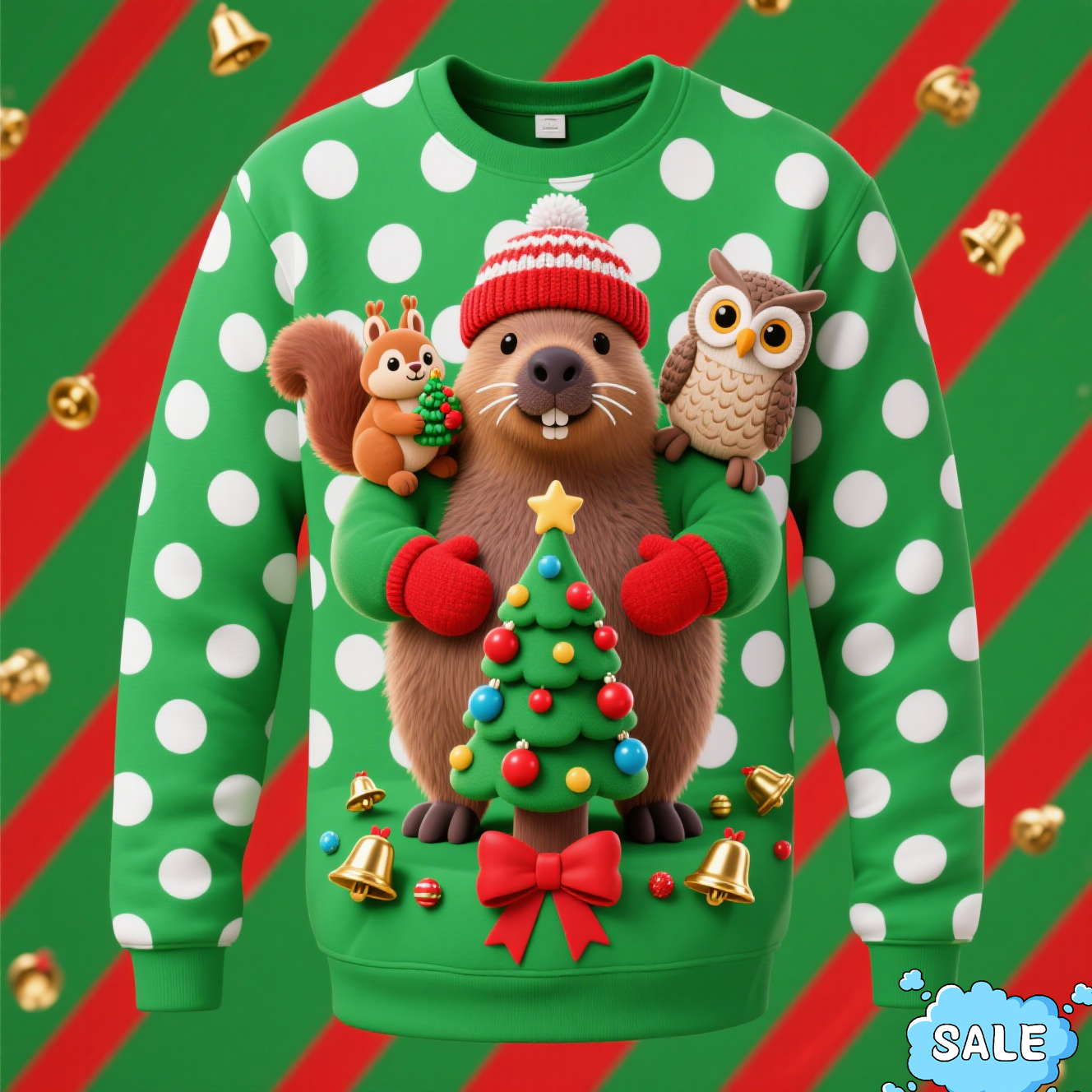 3D Printing Xmas - 2025 New Capybara Xmas Sweater 3D