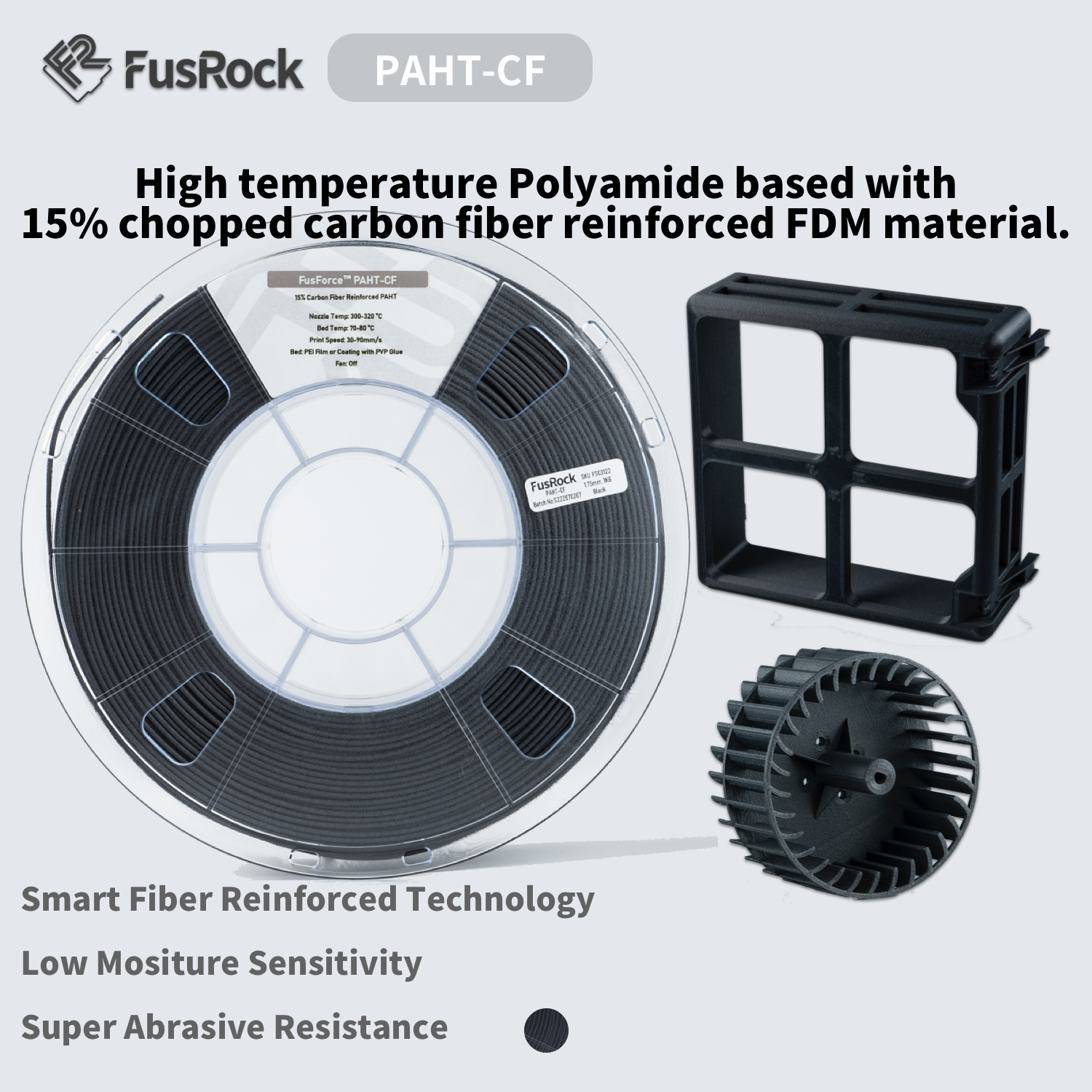 3D Printing High Temperature Materials - 3D printing PAHT-CF carbon fiber reinforced