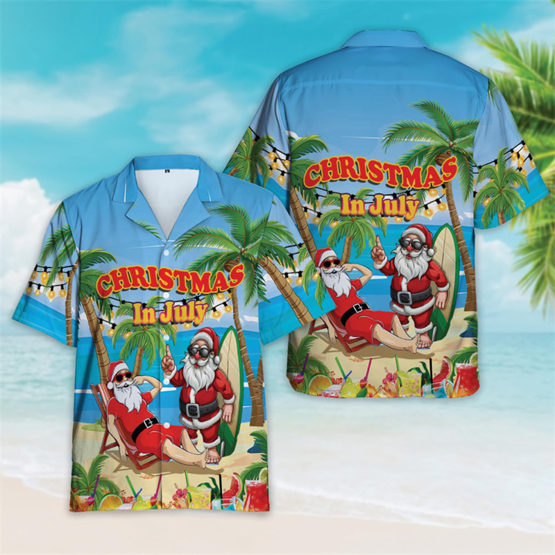 3D Printing Xmas - Christmas In July Graphic Shirts For