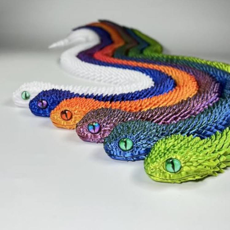 3D Printing Idea - 2026 new 3D printed snake, lifelike