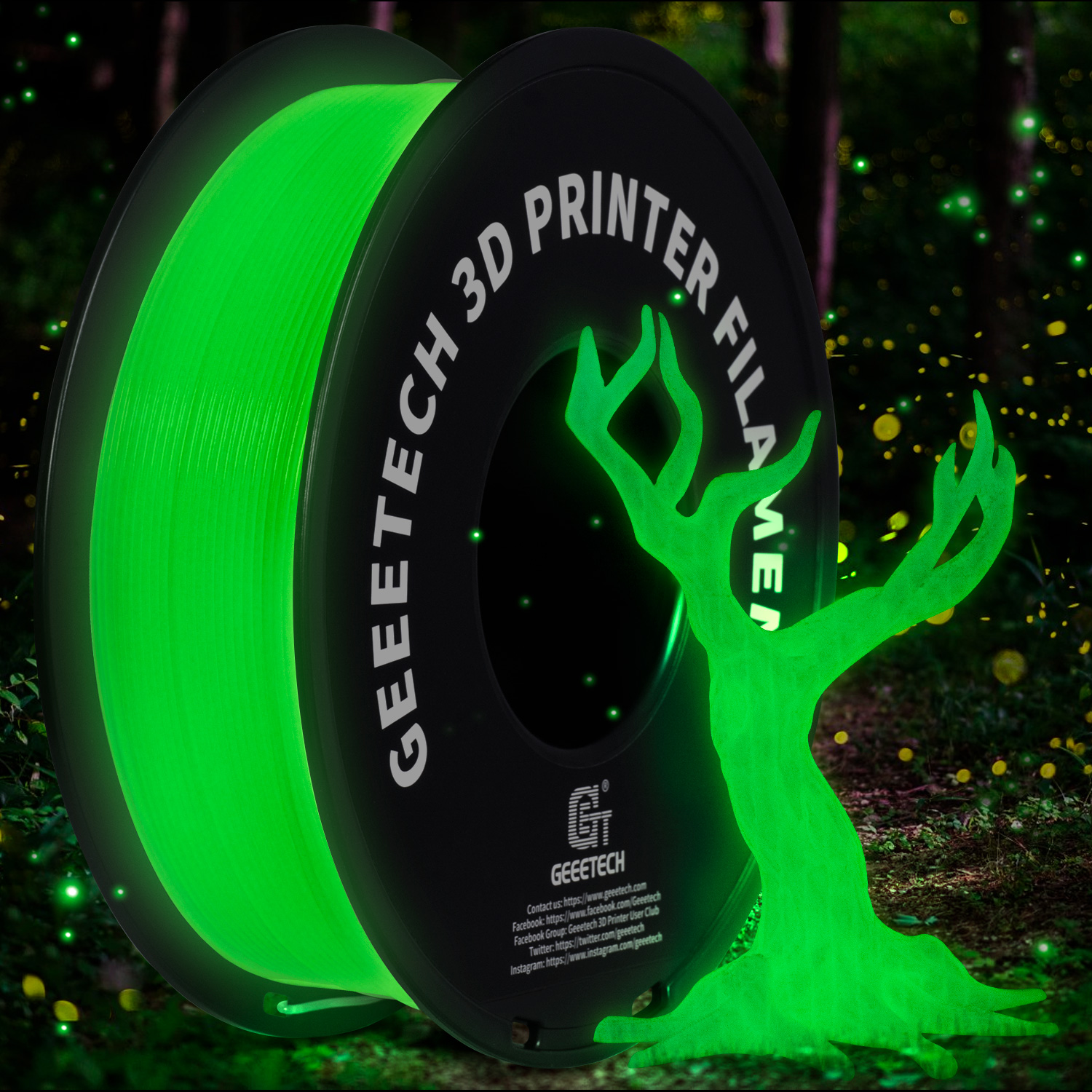 3D Printing Fdm - GEEETECH Luminous PLA Filament for 3D