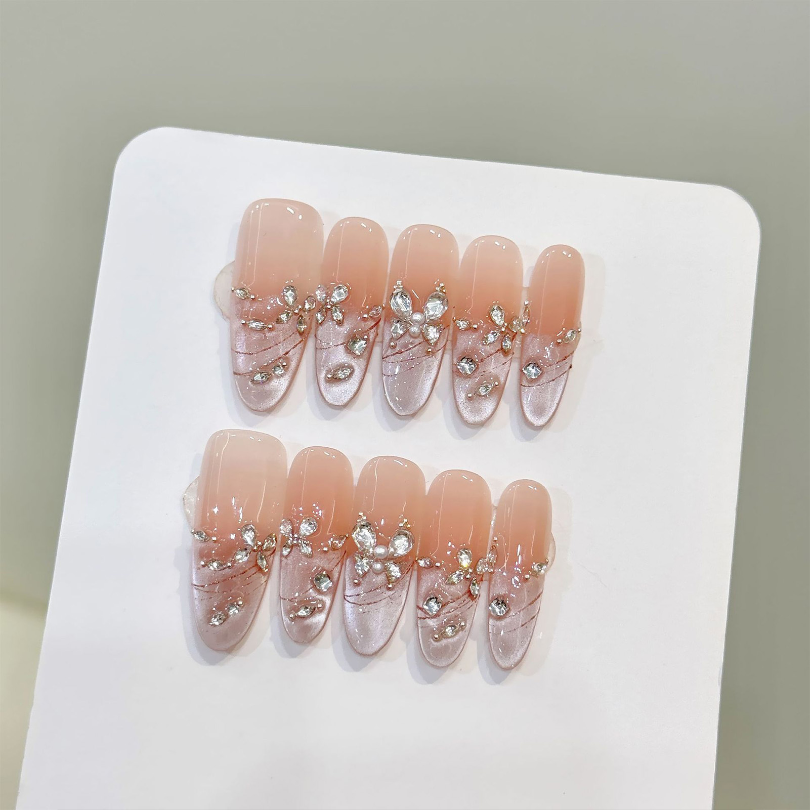 3D Printing Nails - 10pcs Handmade Press On Nails 3D