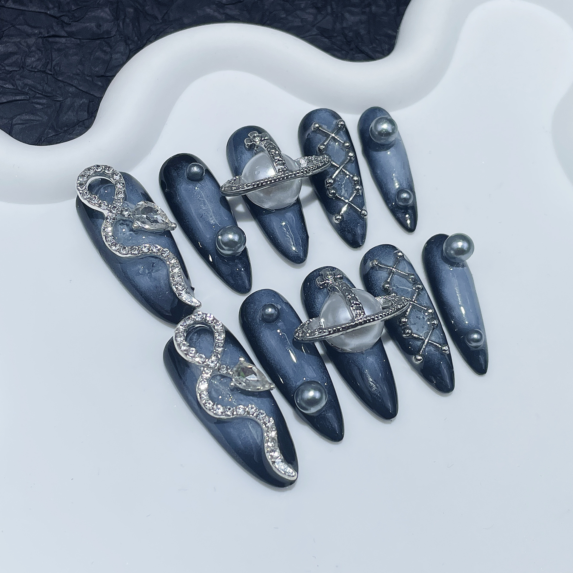 Mysterious Cosmic Press On Nai - огляд і ціна 3D Printing Nails