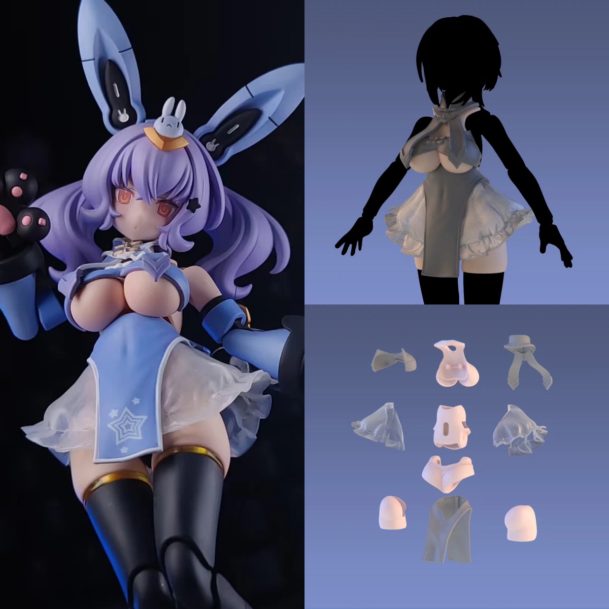 【No Body】1/12 Scale Female Sol - огляд і ціна 3D Printing Action Figure