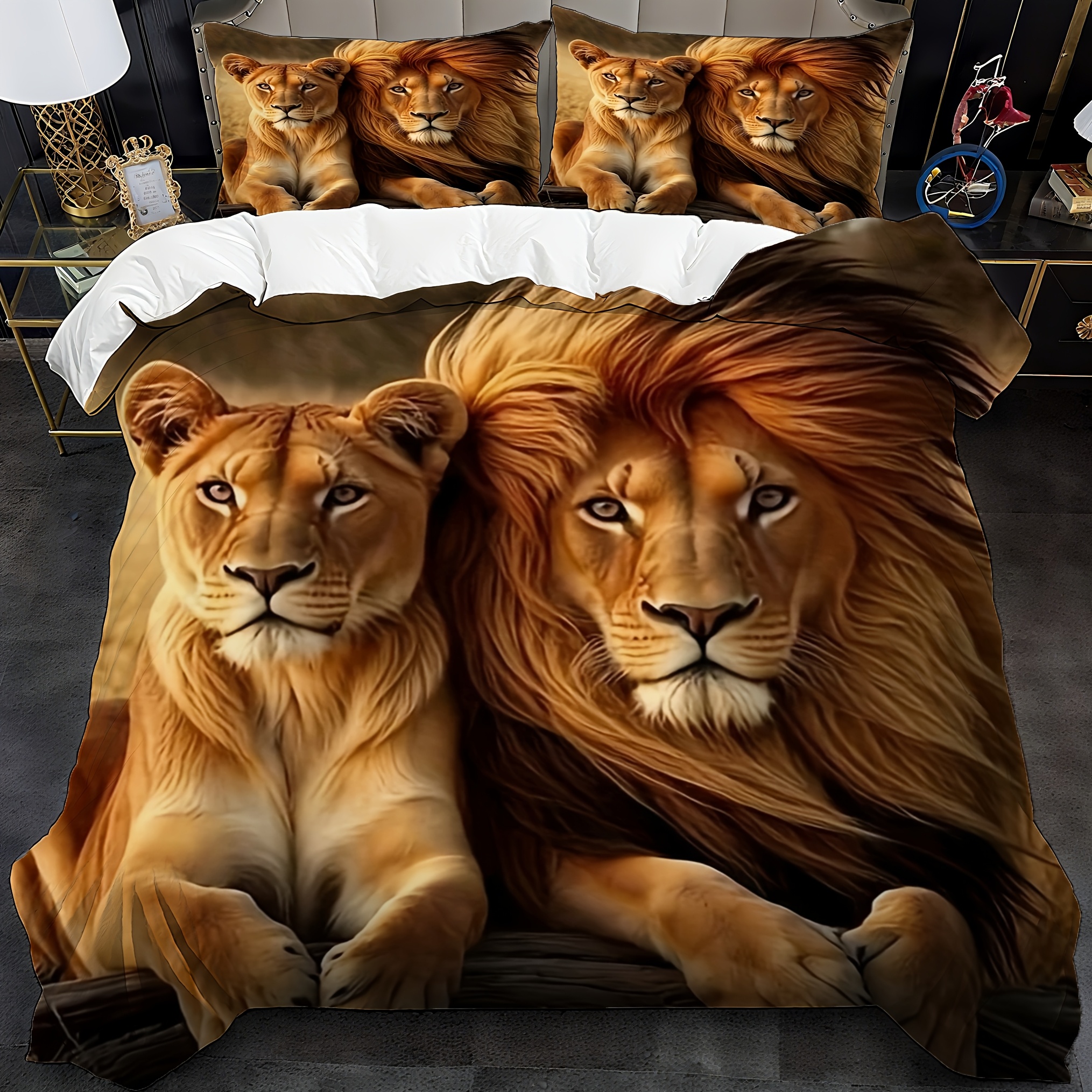 3pcs Lion Couple Bedding Set 3 - огляд і ціна 3D Printing Nerd