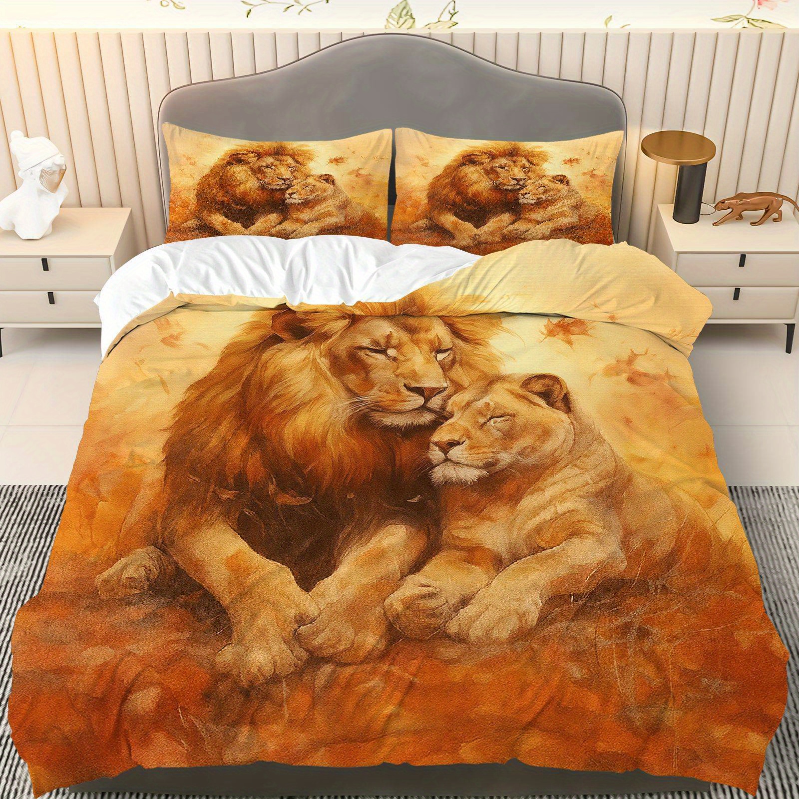 3pcs Lion Couple Bedding Set 3 - огляд і ціна 3D Printing Nerd