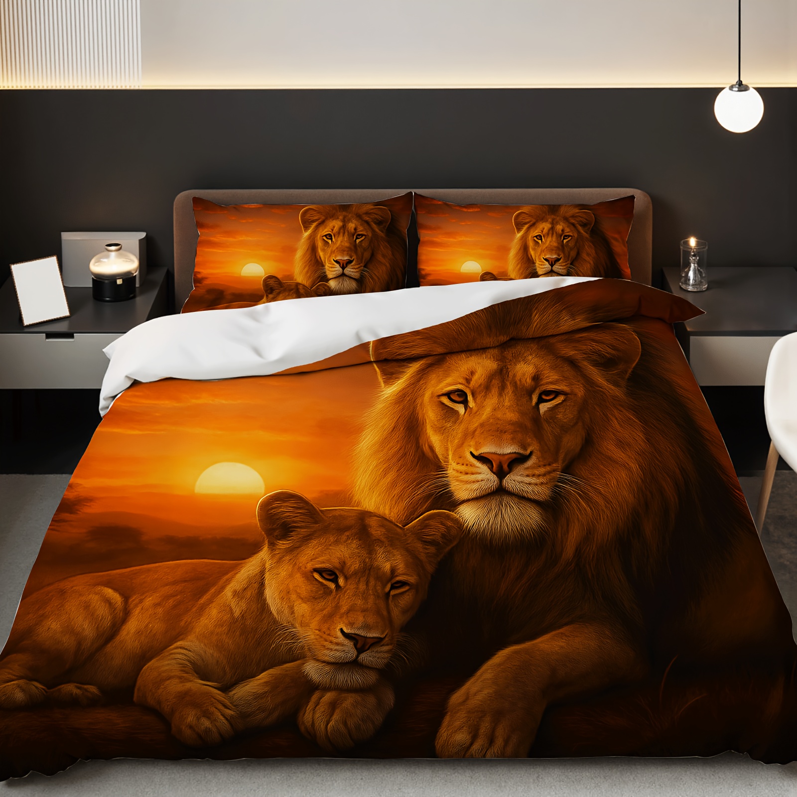 3pcs Lion Couple Bedding Set 3 - огляд і ціна 3D Printing Nerd