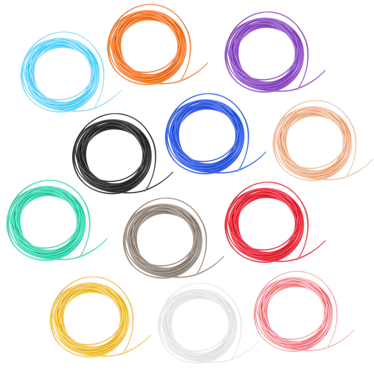 10Pcs 1.75mm Quality Pla Filam - огляд і ціна 3D Printing High Temperature Materials