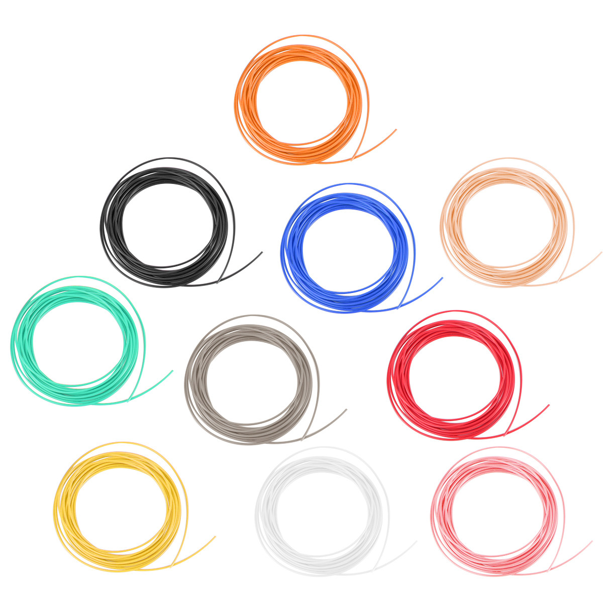 10Pcs 1.75mm Quality Pla Filam - огляд і ціна 3D Printing High Temperature Materials