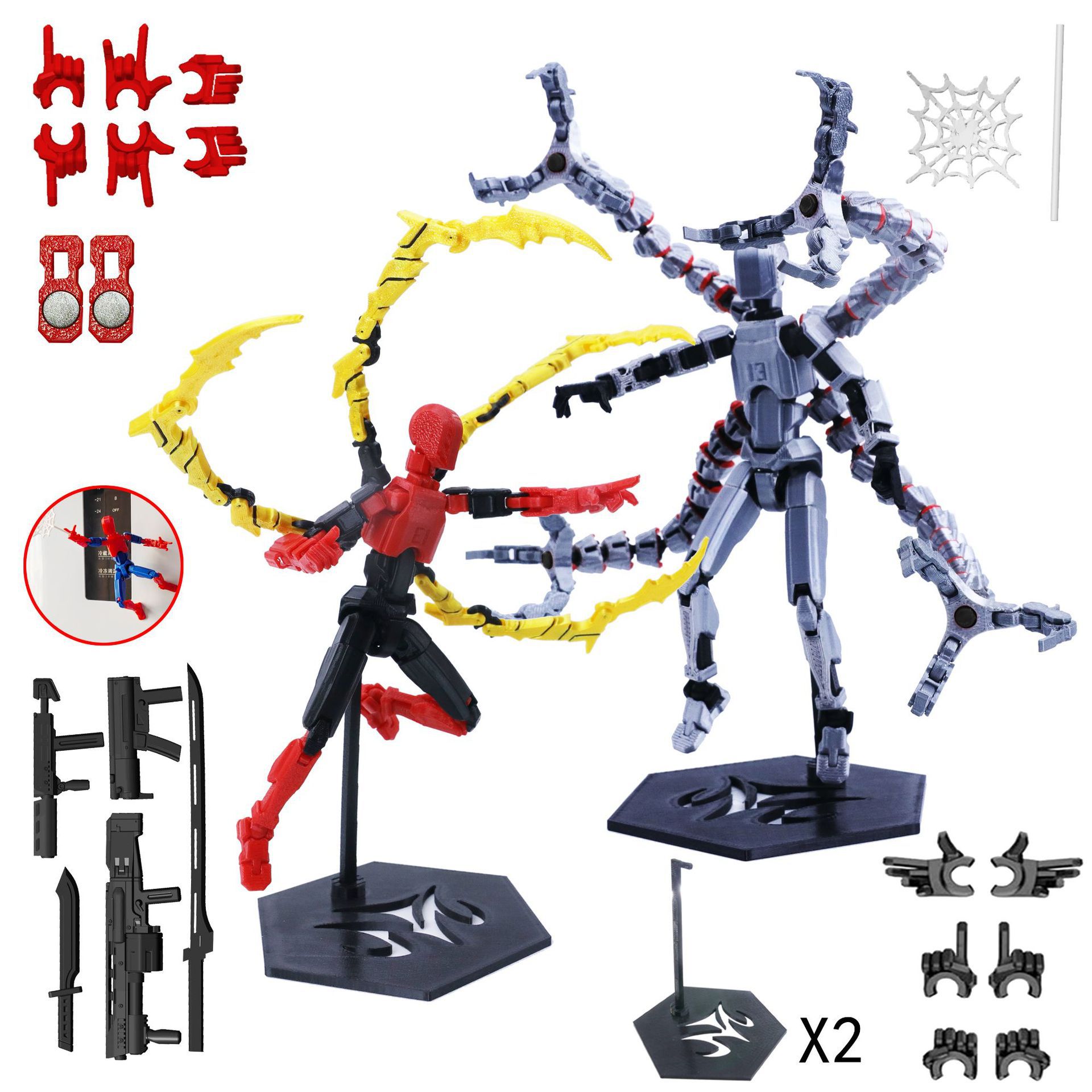 3D Printed Robot Model Toy Mov - огляд і ціна 3D Printing Action Figure