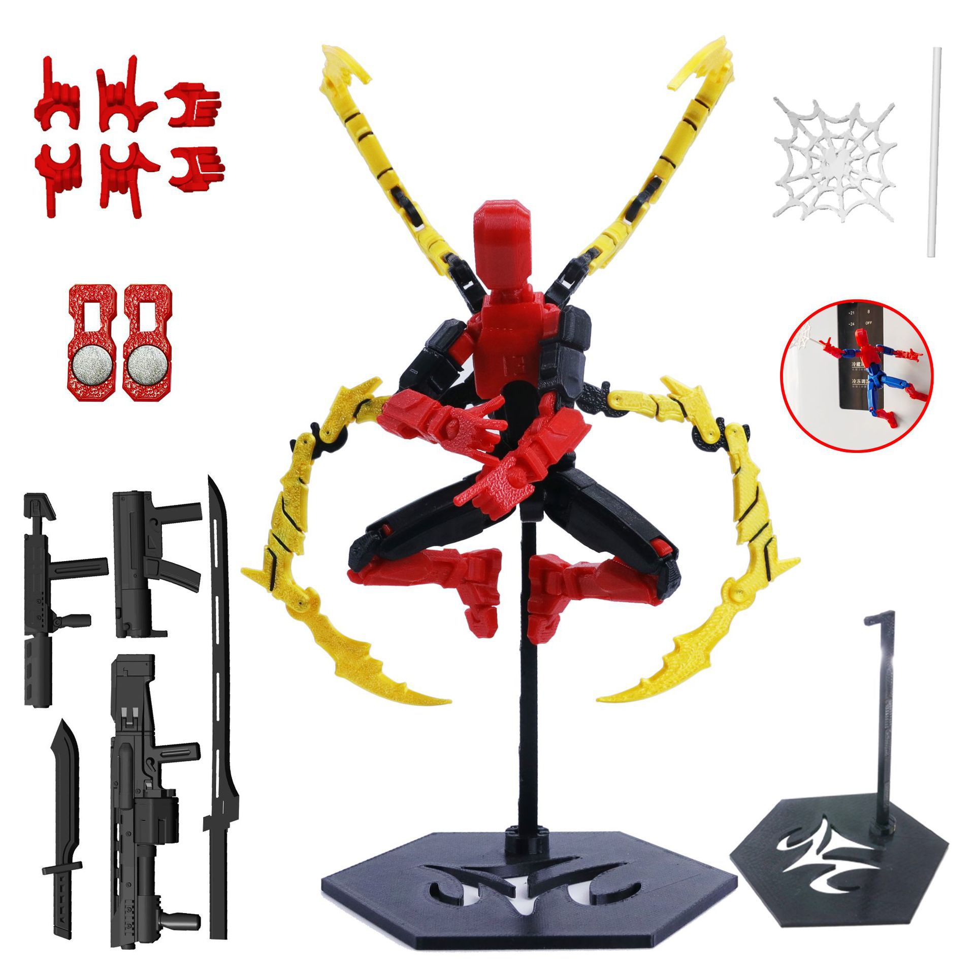 3D Printed Robot Model Toy Mov - огляд і ціна 3D Printing Action Figure