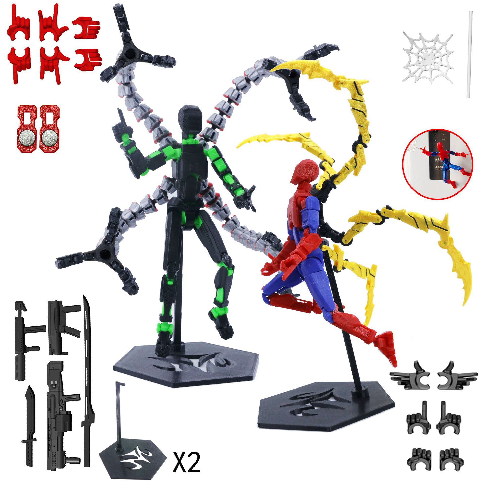 3D Printed Robot Model Toy Mov - огляд і ціна 3D Printing Action Figure