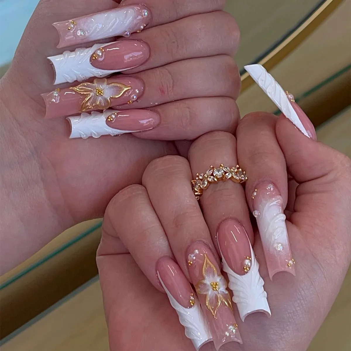 24pcs Pink Leopard Print Press - огляд і ціна 3D Printing Nails