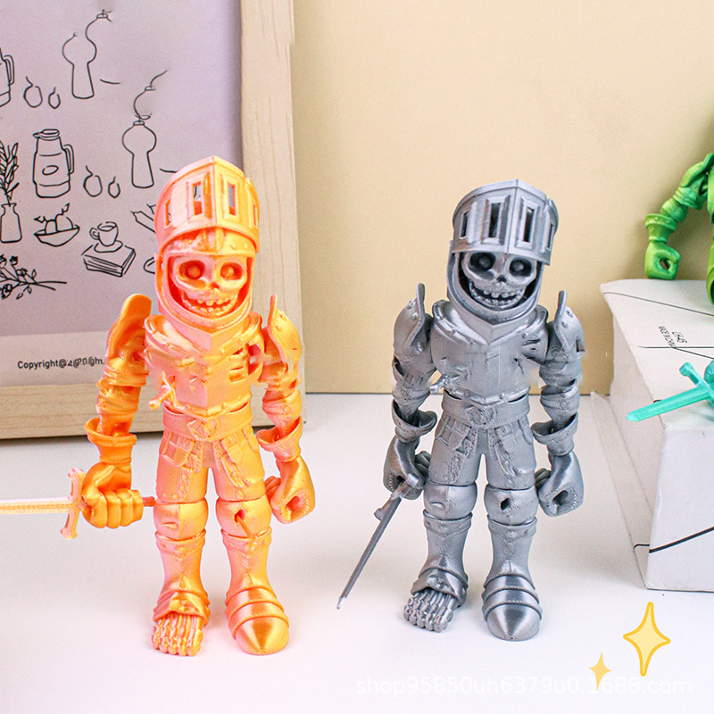 3D Printed Skeleton Action Fig - огляд і ціна 3D Printing Action Figure