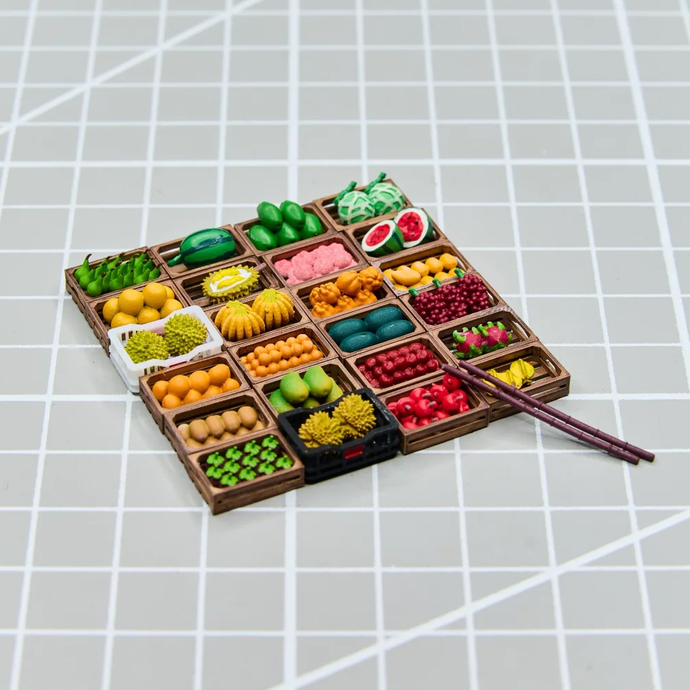 Kicarmod 1/64 Fruit Stand Mode - огляд і ціна 3D Printing Liquid