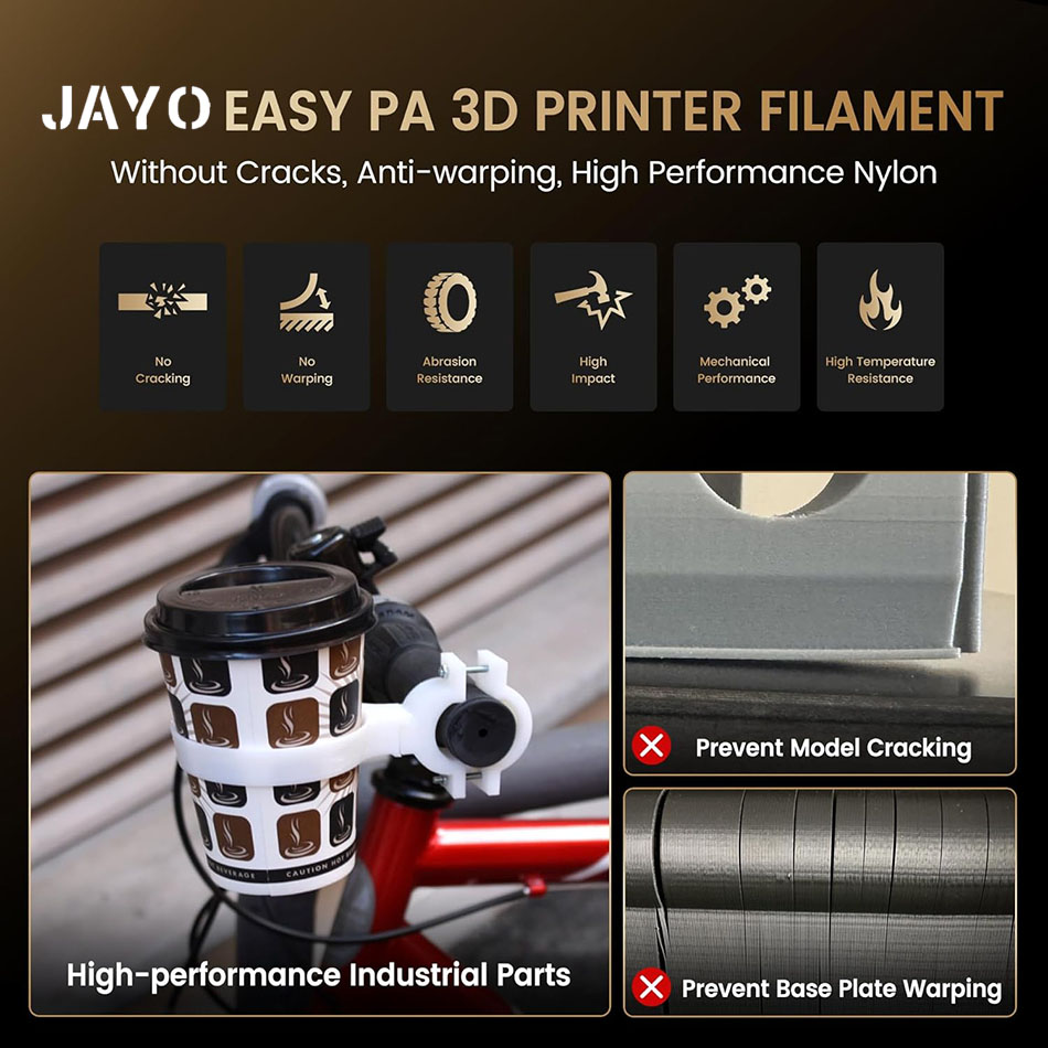 JAYO Easy PA Filament 1.75mm N - огляд і ціна 3D Printing Fdm