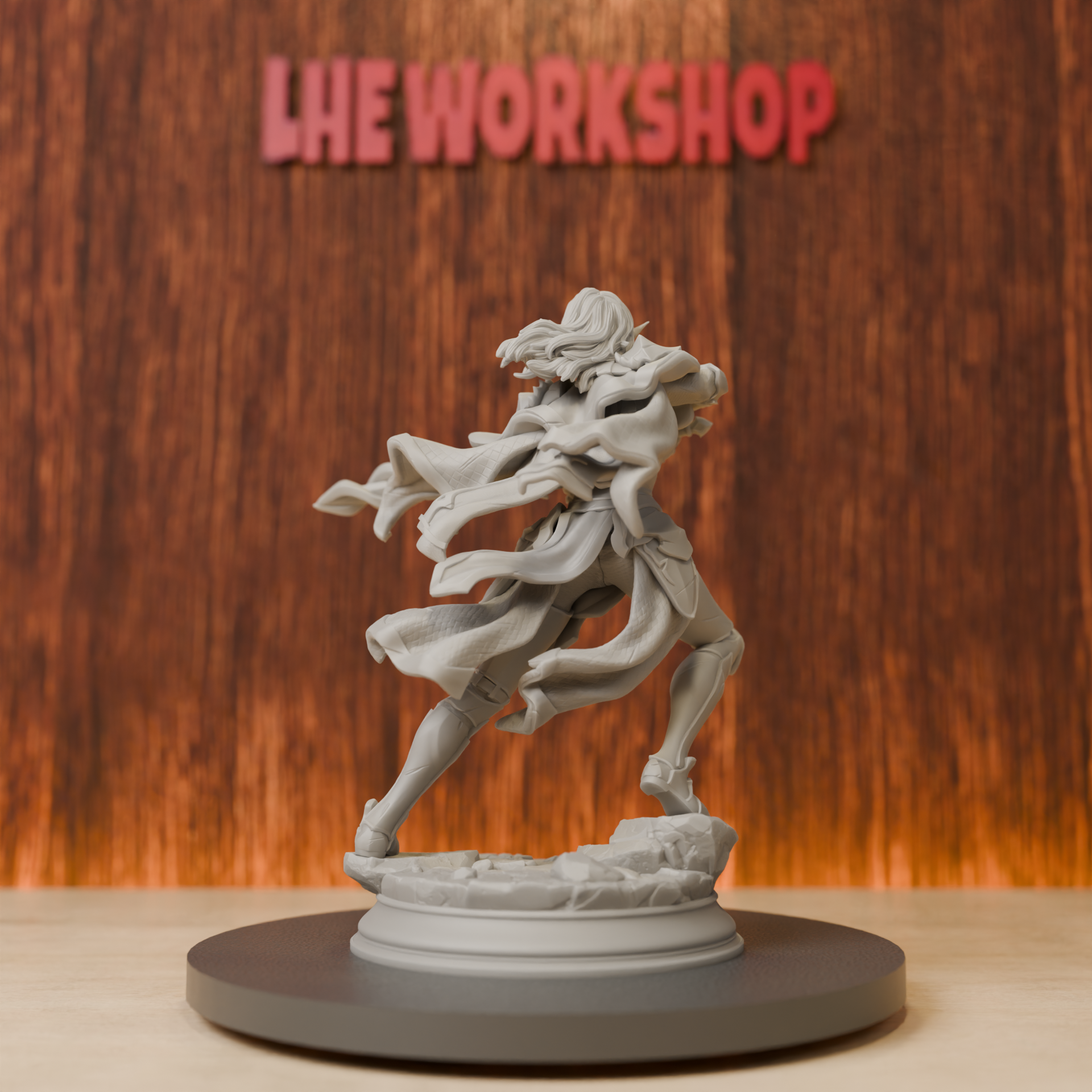 Female Elf Eldritch Knight Min - огляд і ціна 3D Printing Liquid