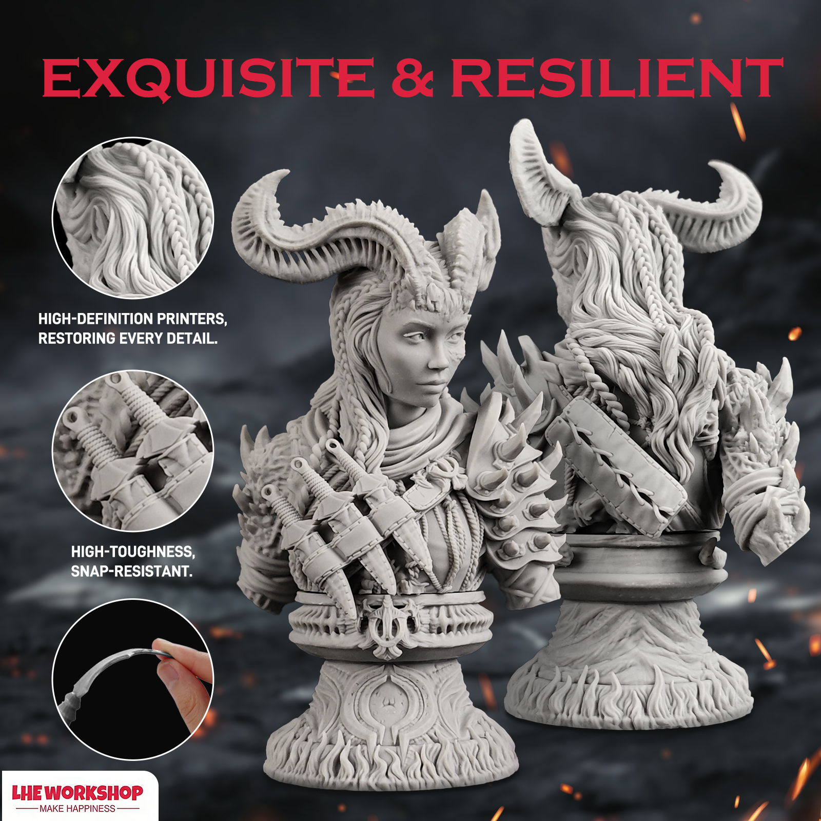 Female Elf Eldritch Knight Min - огляд і ціна 3D Printing Liquid