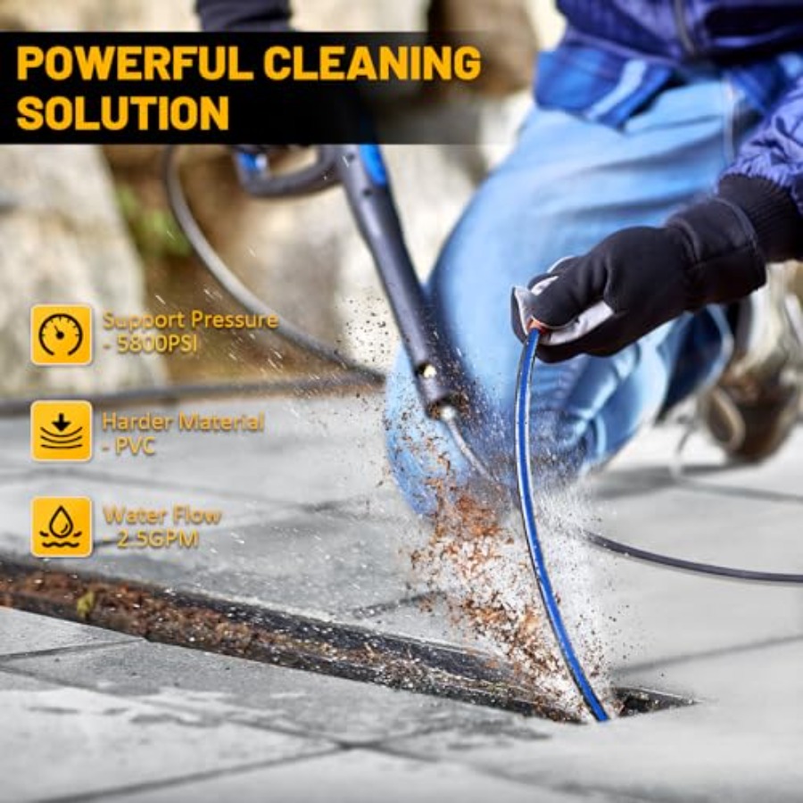 Sewer Jetter Kit for Pressure  - огляд і ціна Nozzle Cleaning Kit