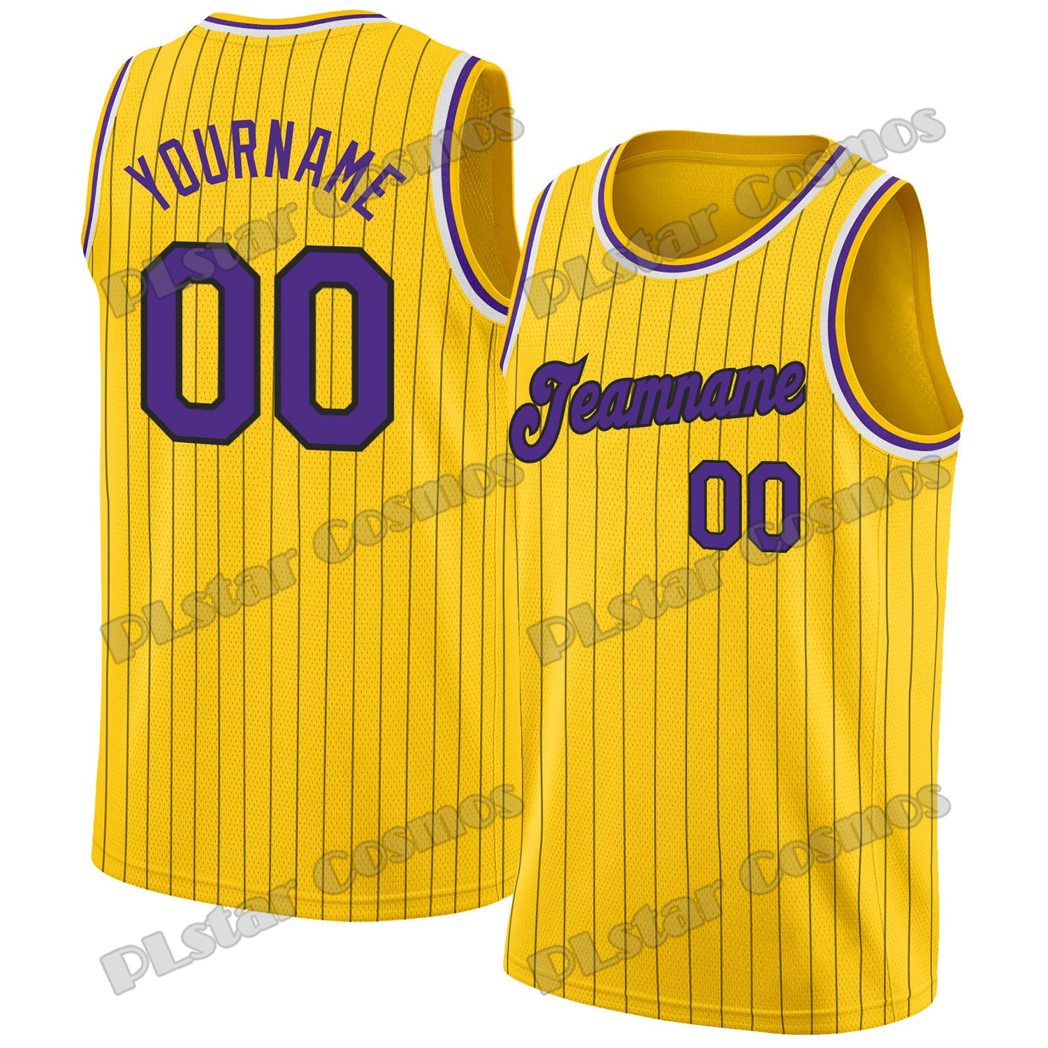 Custom Name Gold White Pinstri - огляд і ціна 3D Printing Gold