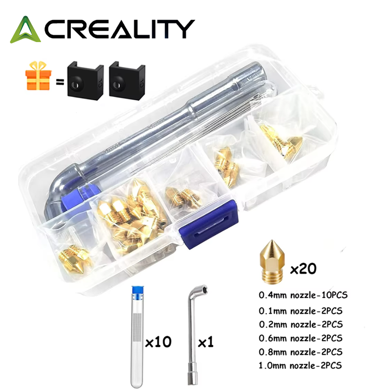 CREALITY 20 Pcs MK8 Brass Nozz - огляд і ціна 3D Printing News