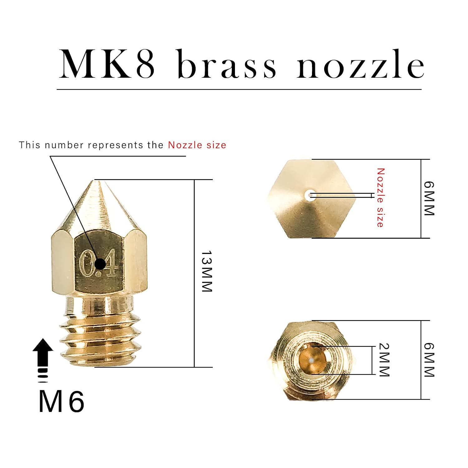 CREALITY 20 Pcs MK8 Brass Nozz - огляд і ціна 3D Printing News