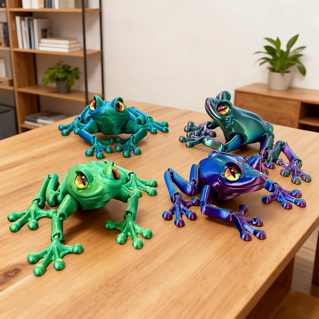 3D Printed Frog Statue, Flexib - огляд і ціна 3D Printing Action Figure
