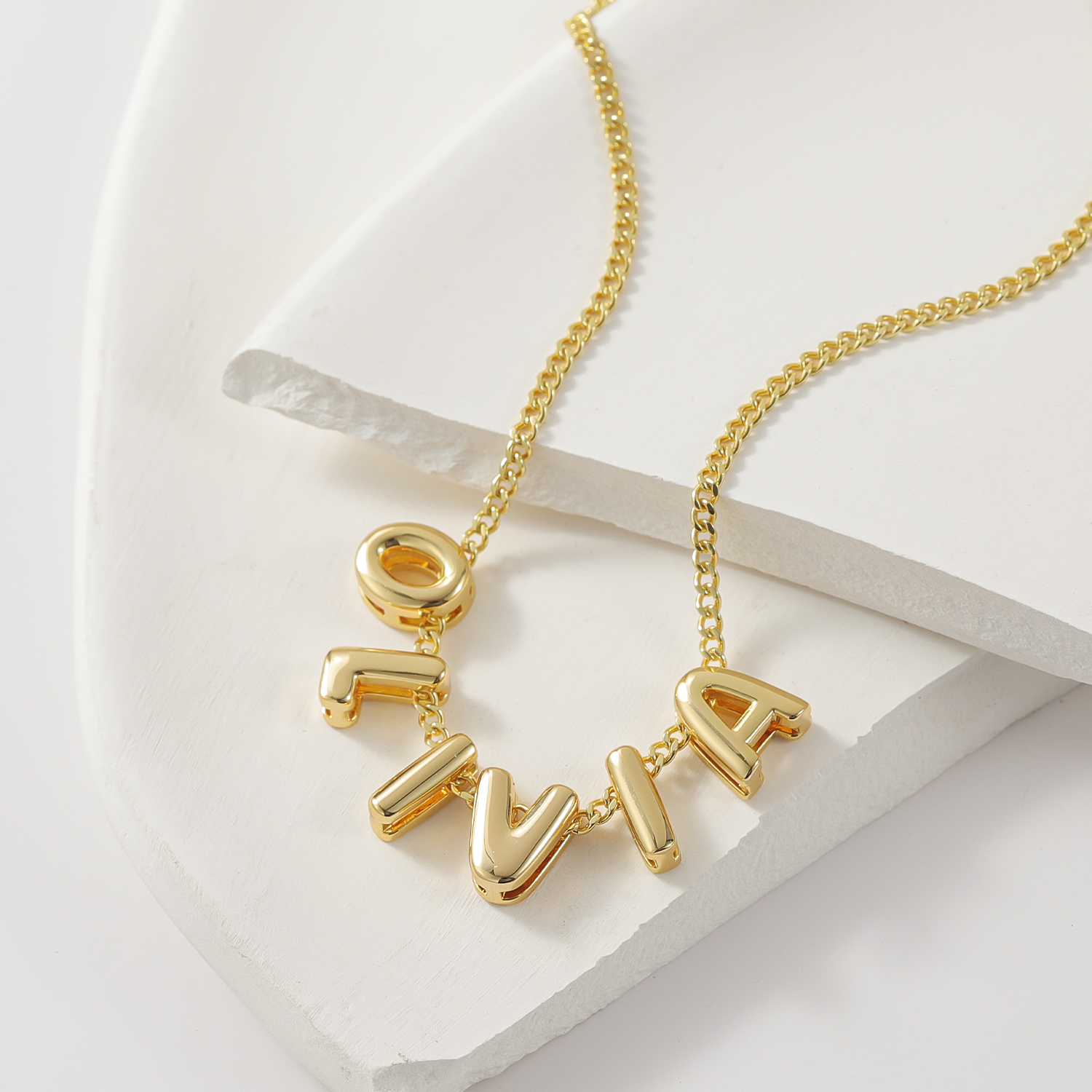MYDIY Personalized Puff Name N - огляд і ціна 3D Printing Gold