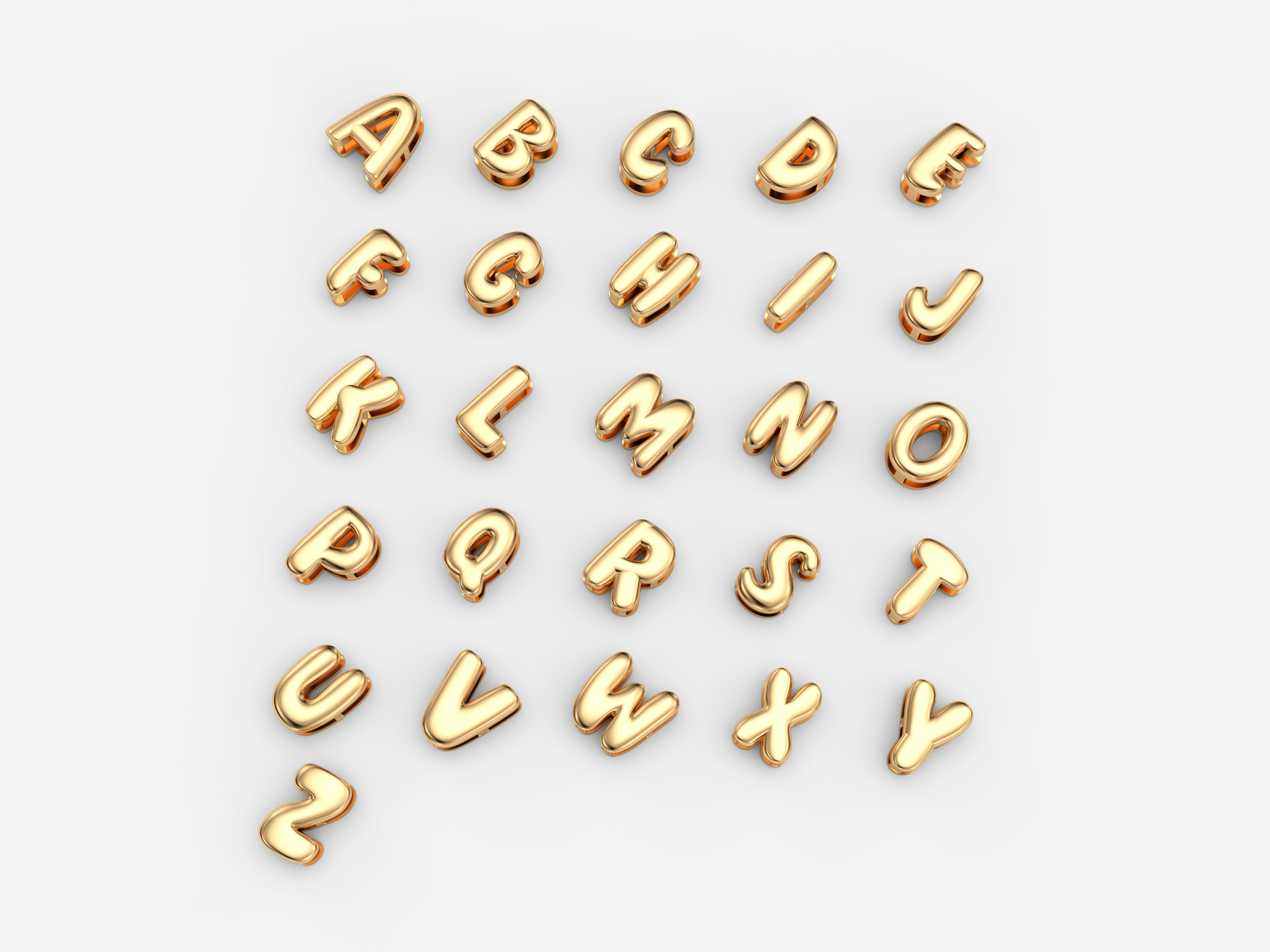 MYDIY Personalized Puff Name N - огляд і ціна 3D Printing Gold