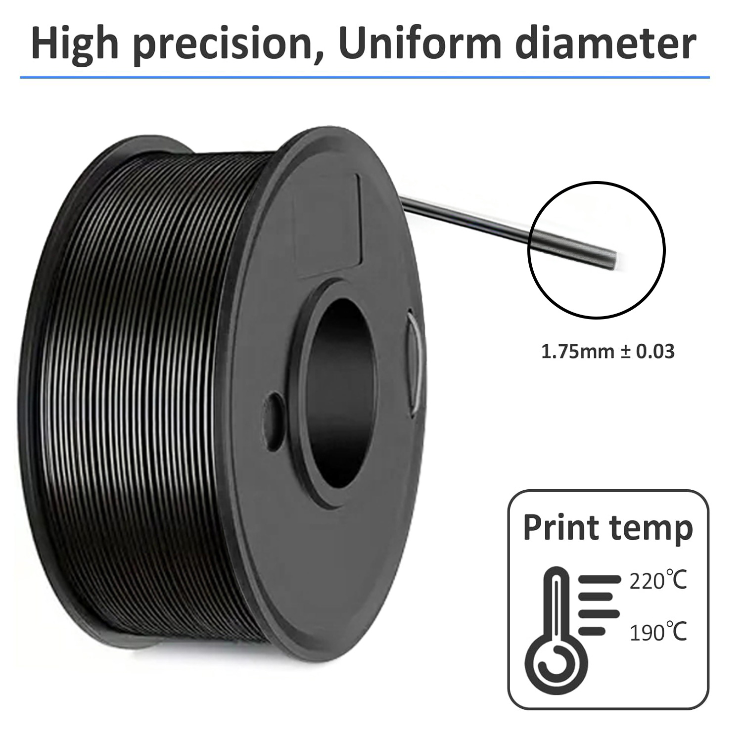 3D Printing Filament PLA 250g  - огляд і ціна 3D Printing Fdm