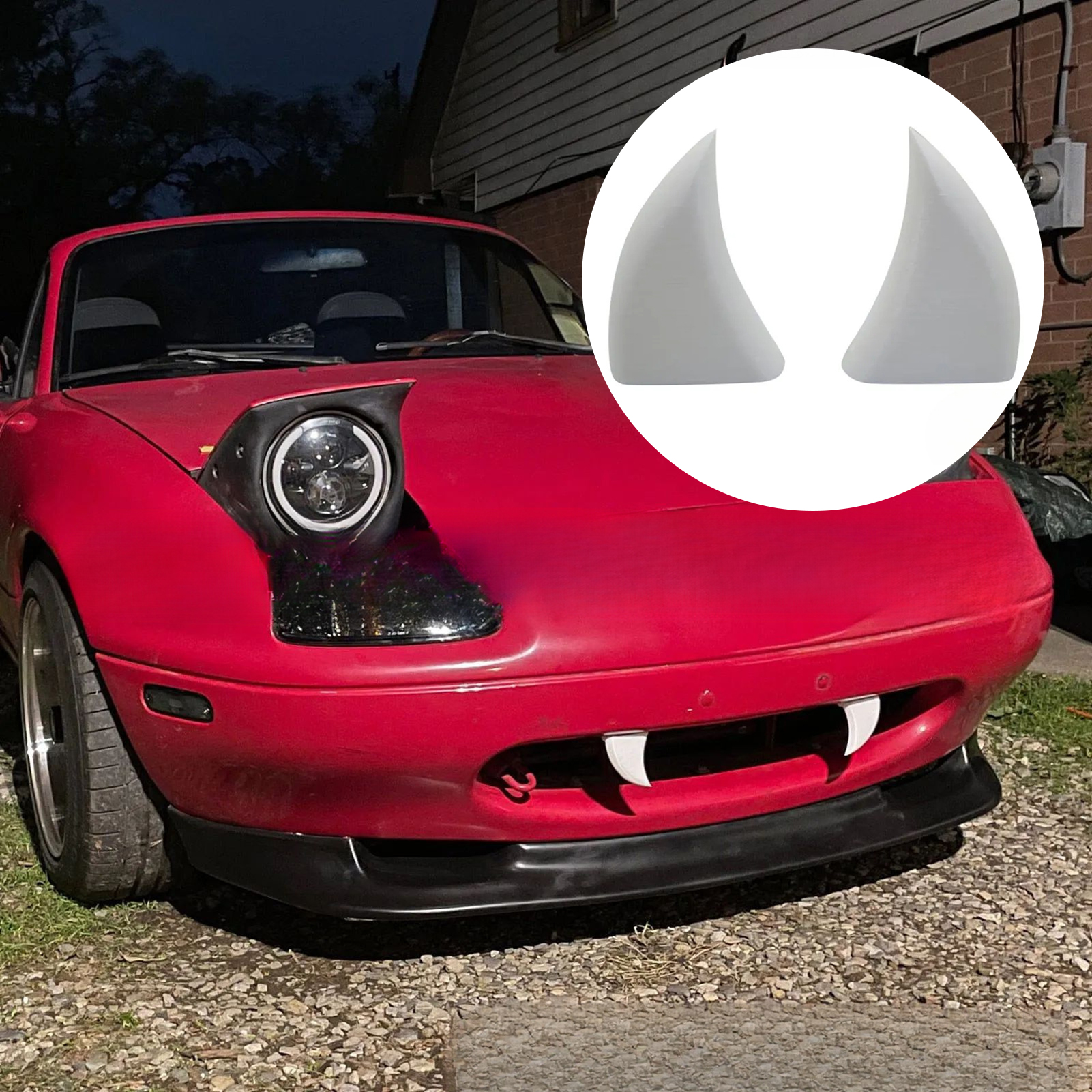 Monster Decoration Teeth for C - огляд і ціна 3D Printing Car