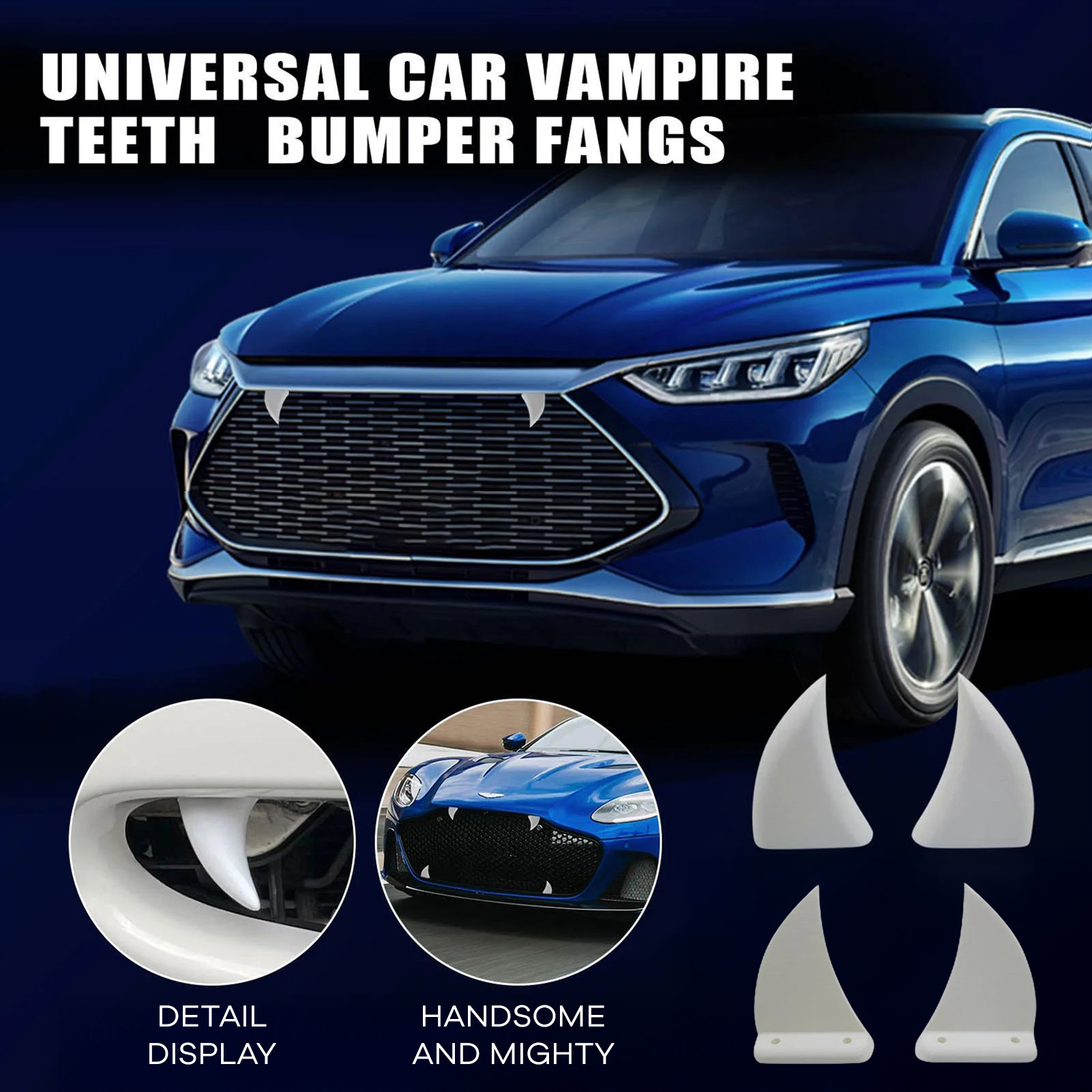 Monster Decoration Teeth for C - огляд і ціна 3D Printing Car