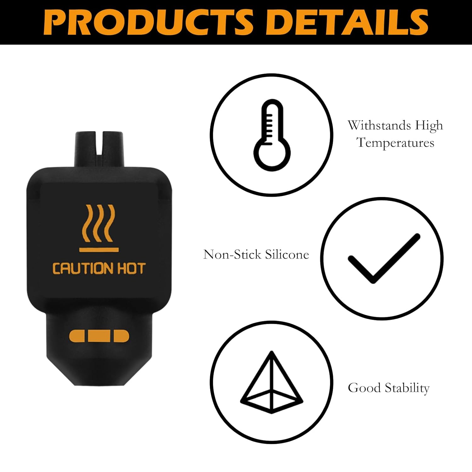 10Pcs Black Silicone Sock for  - огляд і ціна 3D Printing News
