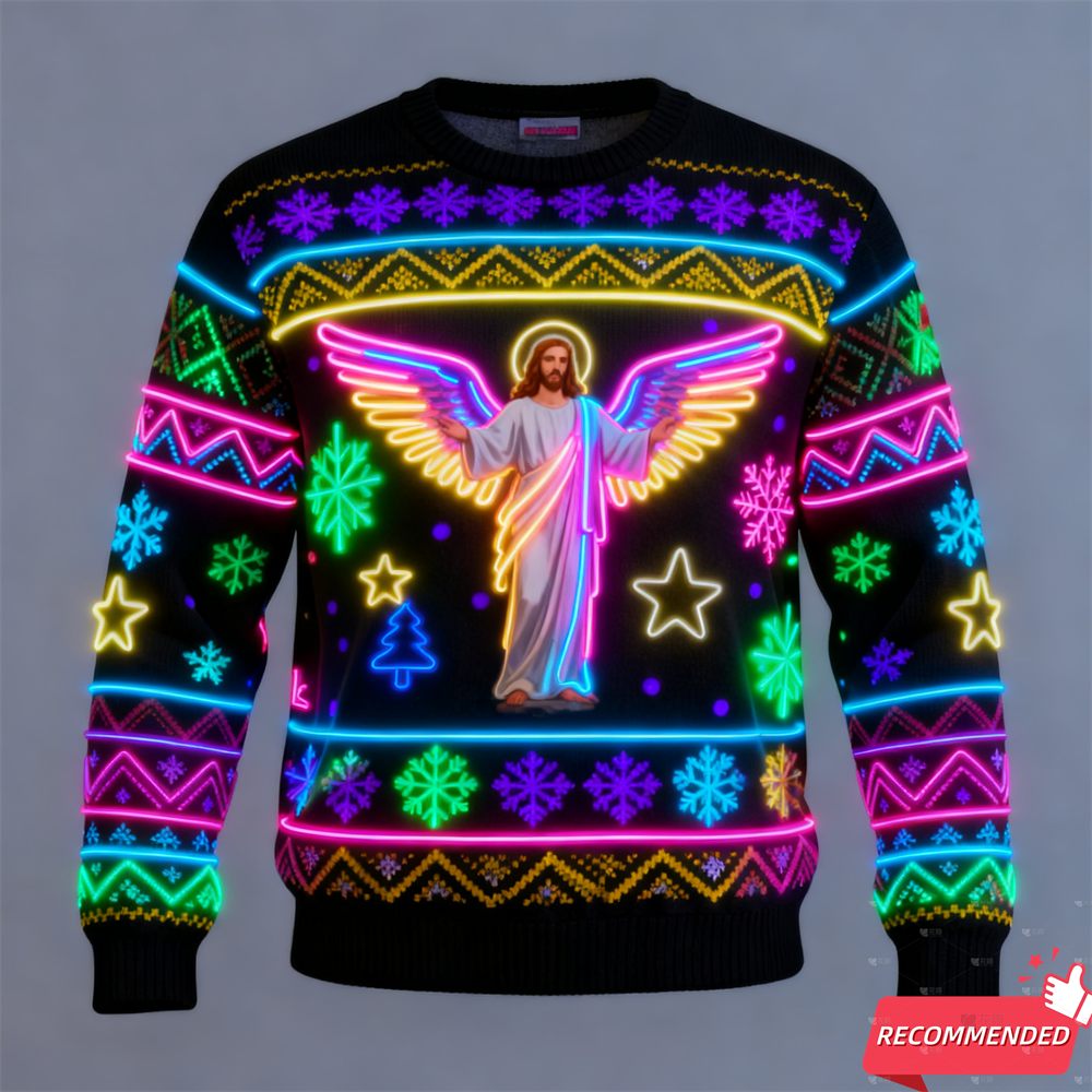 2025 New Fake Neon Jesus Santa - огляд і ціна 3D Printing Xmas