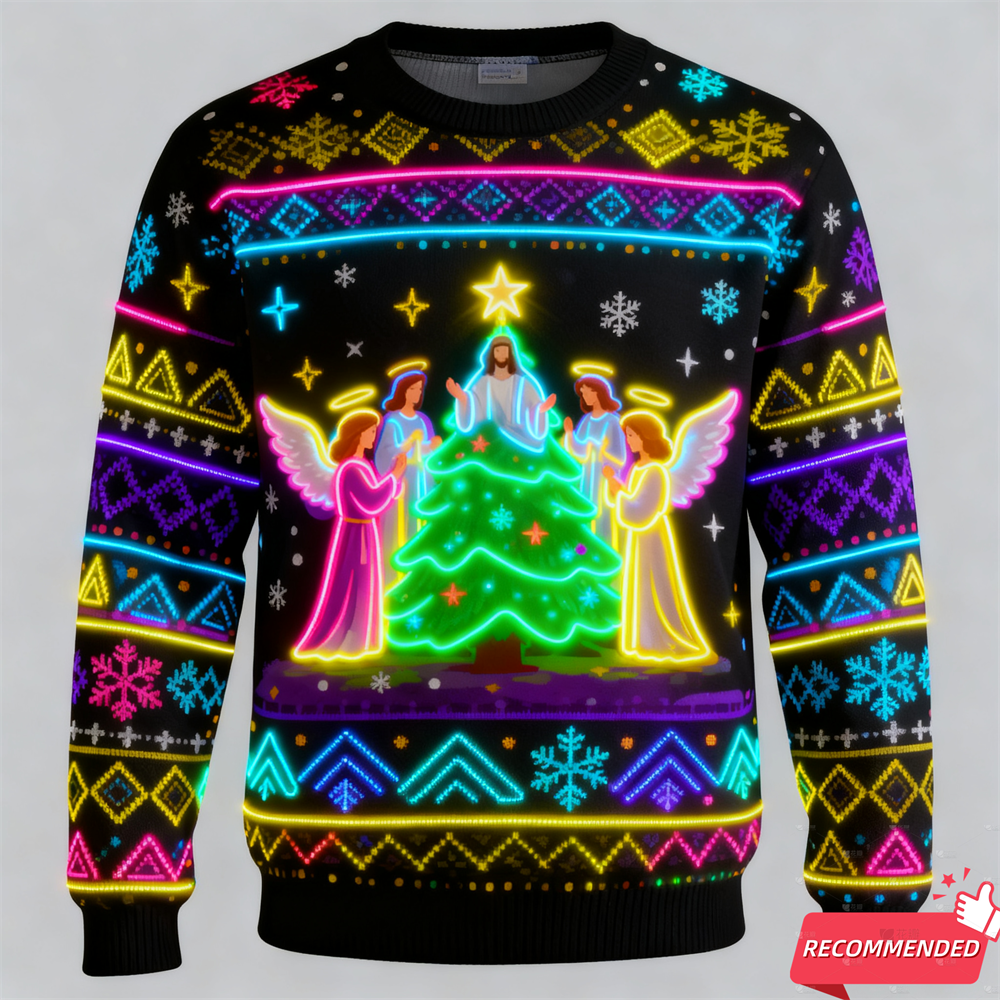 2025 New Fake Neon Jesus Santa - огляд і ціна 3D Printing Xmas