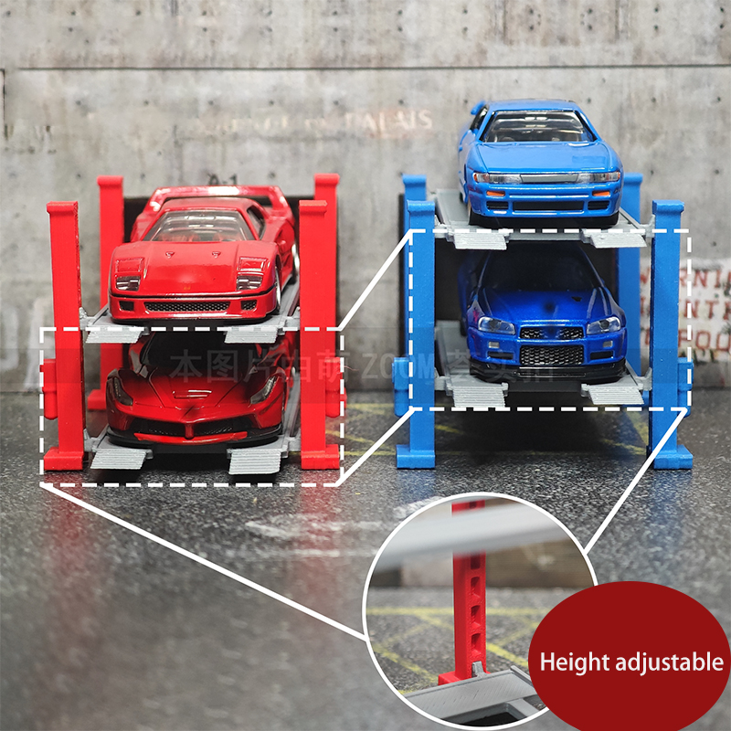 1:64 Car Model Scene Double-la - огляд і ціна 3D Printing Car