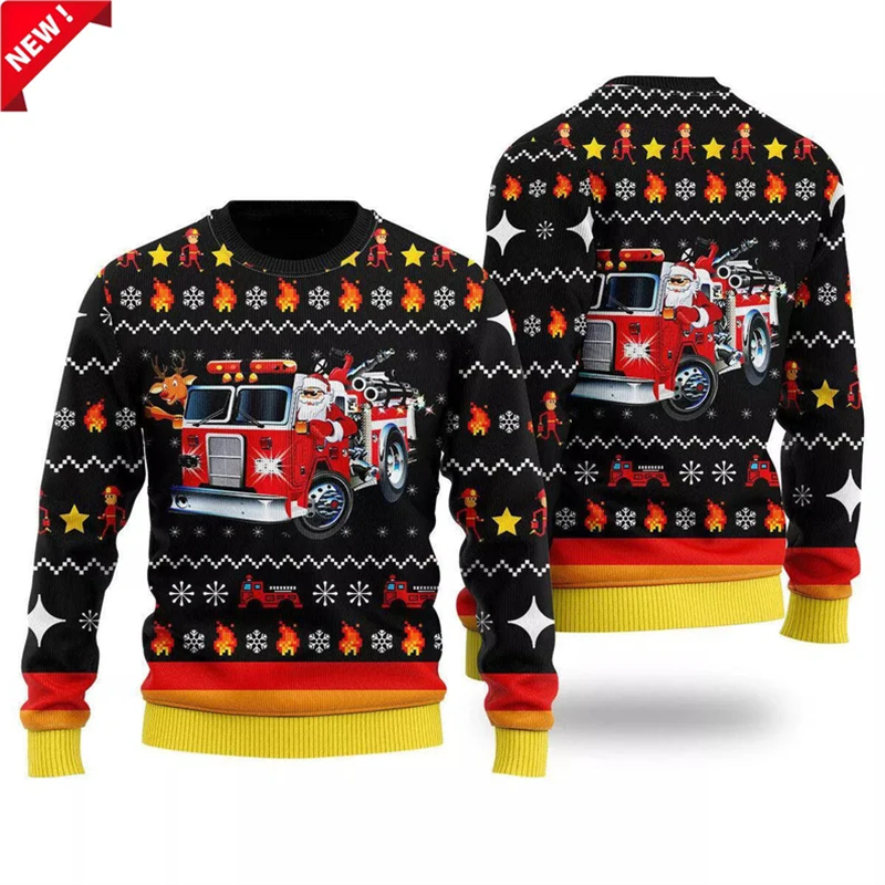 Firefighter Fire truck Ugly Ch - огляд і ціна 3D Printing Xmas