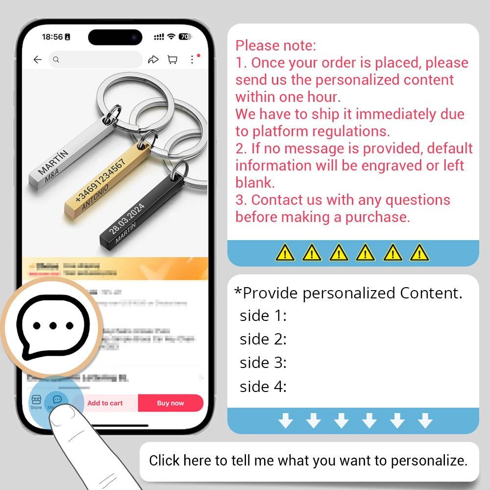 Personalized 3D Bar Keychain E - огляд і ціна 3D Printing Gold