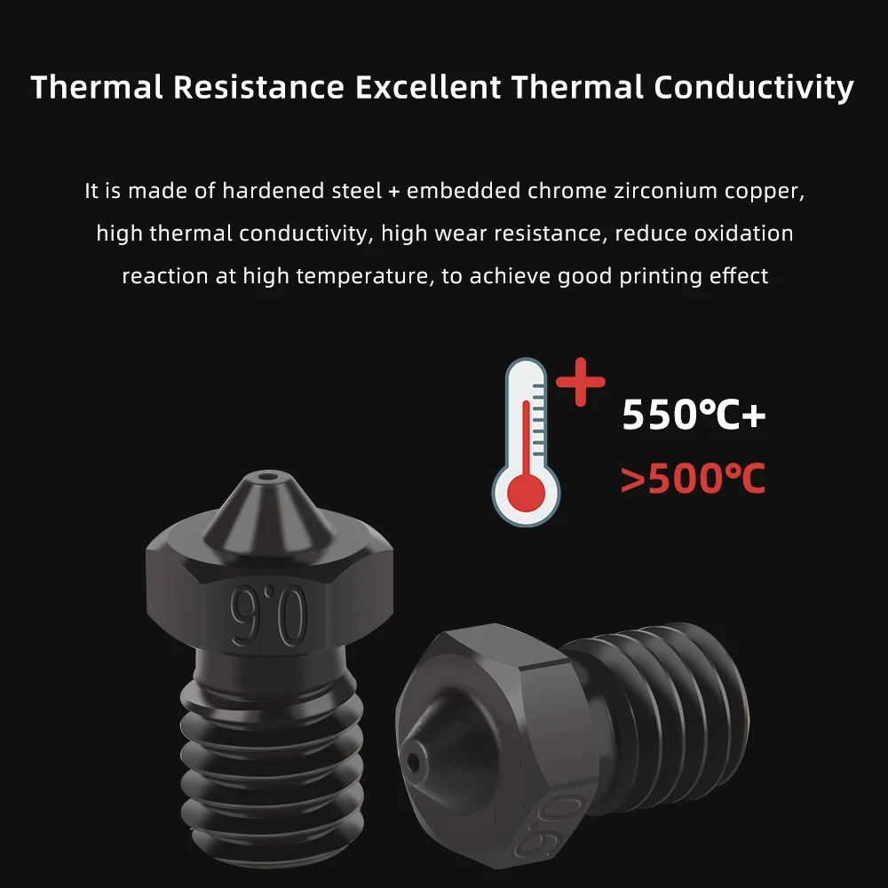 E3D Nozzle 0.2/0.4/0.6/0.8mm H - огляд і ціна 3D Printing News