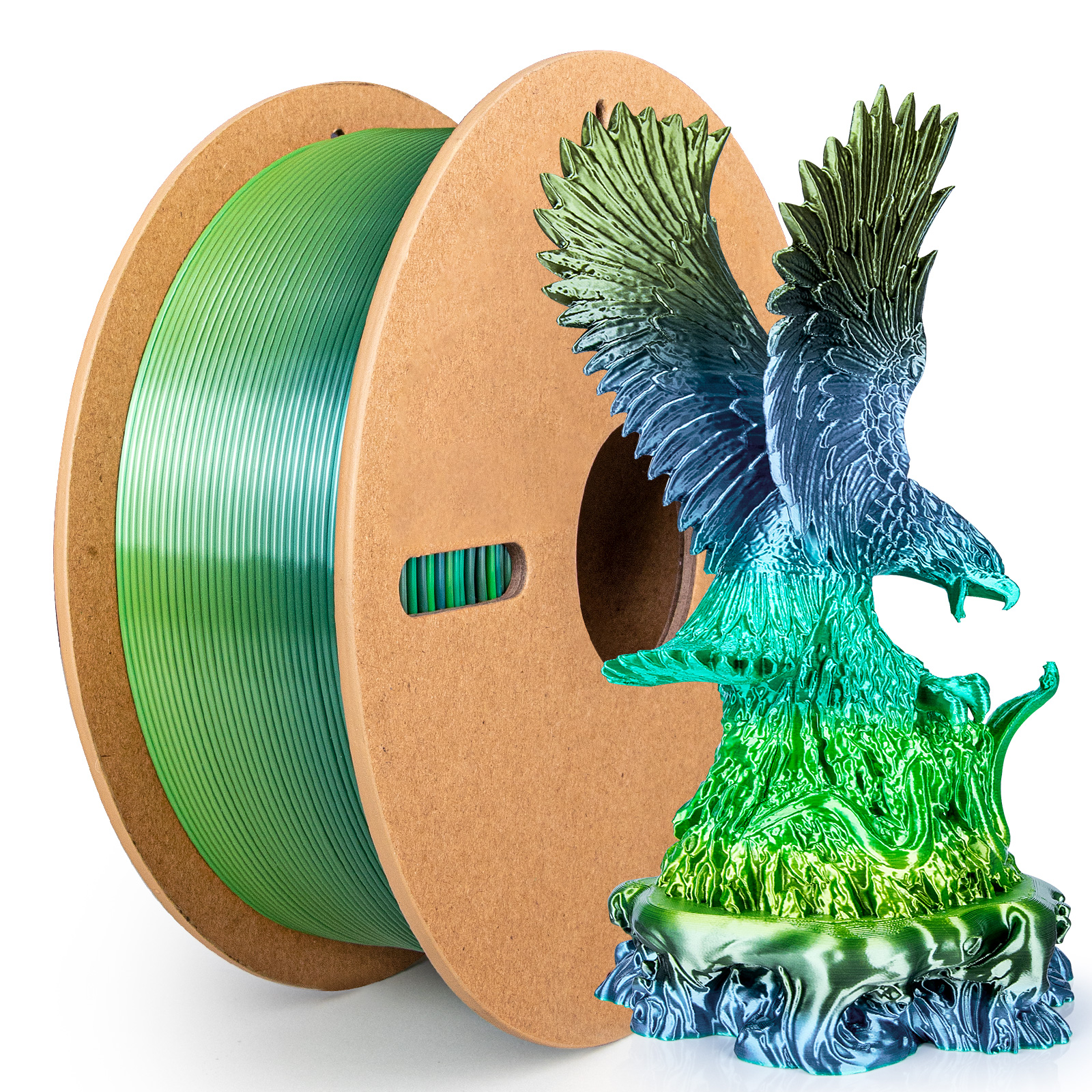 Silk Rainbow PLA Filament 1.75 - огляд і ціна 3D Printing Fdm