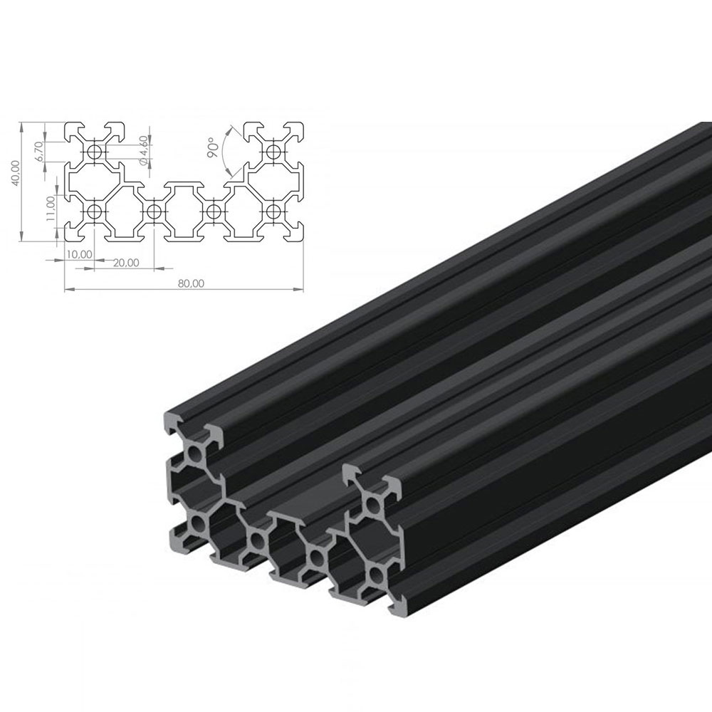 3D Printer Cnc Sliding Rail C  - огляд і ціна V Slot Aluminum Extrusion