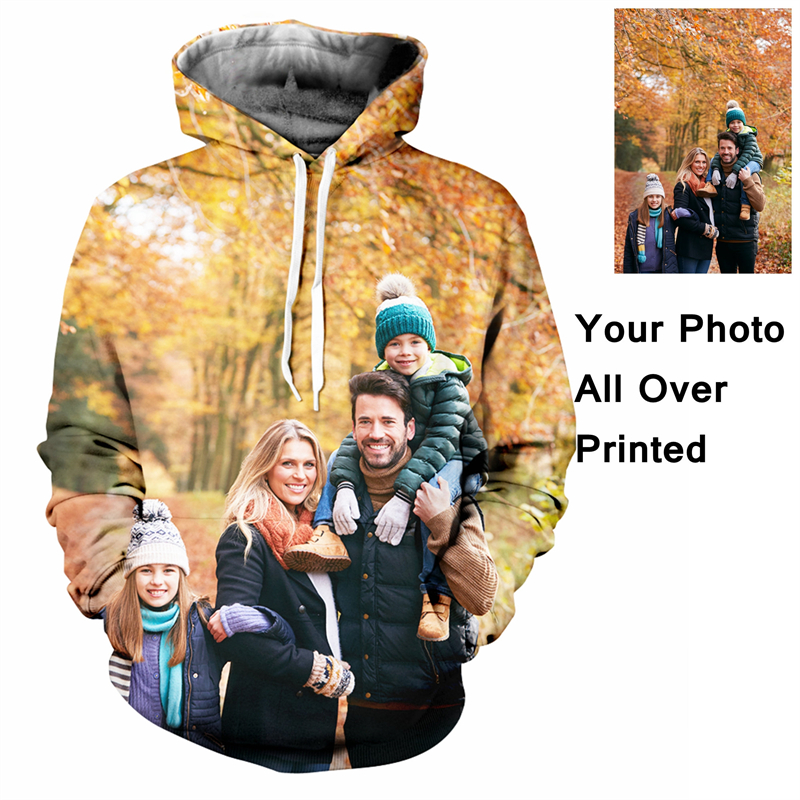 Custom 3D Print Hoodie For Men - огляд і ціна 3D Printing Foto