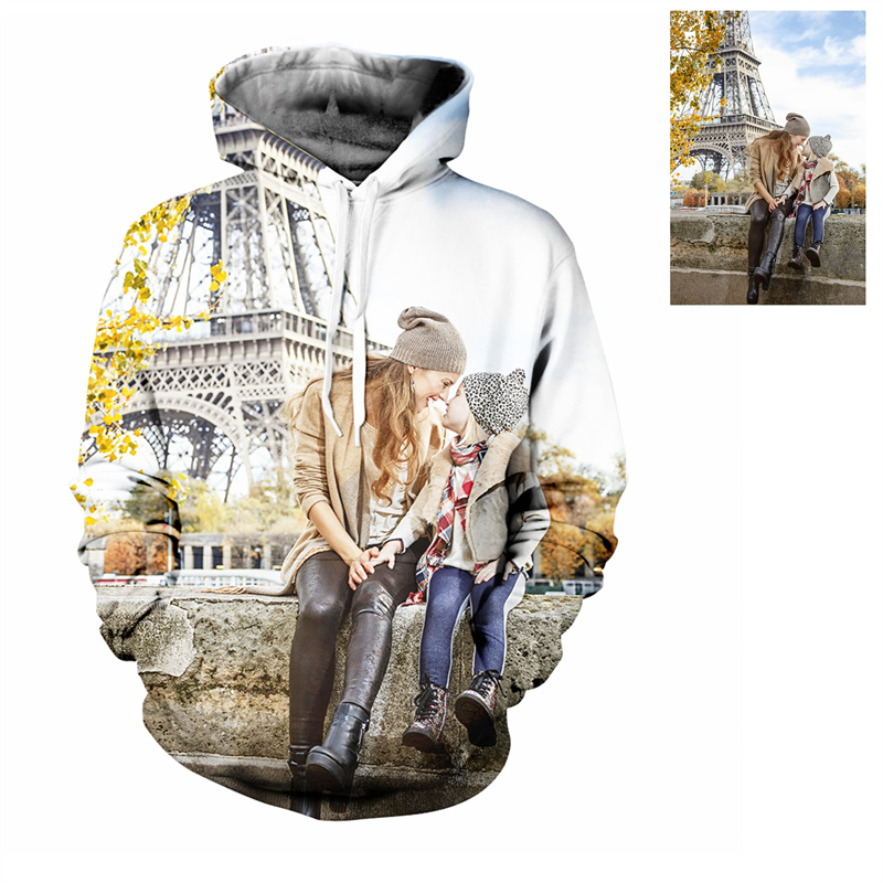 Custom 3D Print Hoodie For Men - огляд і ціна 3D Printing Foto