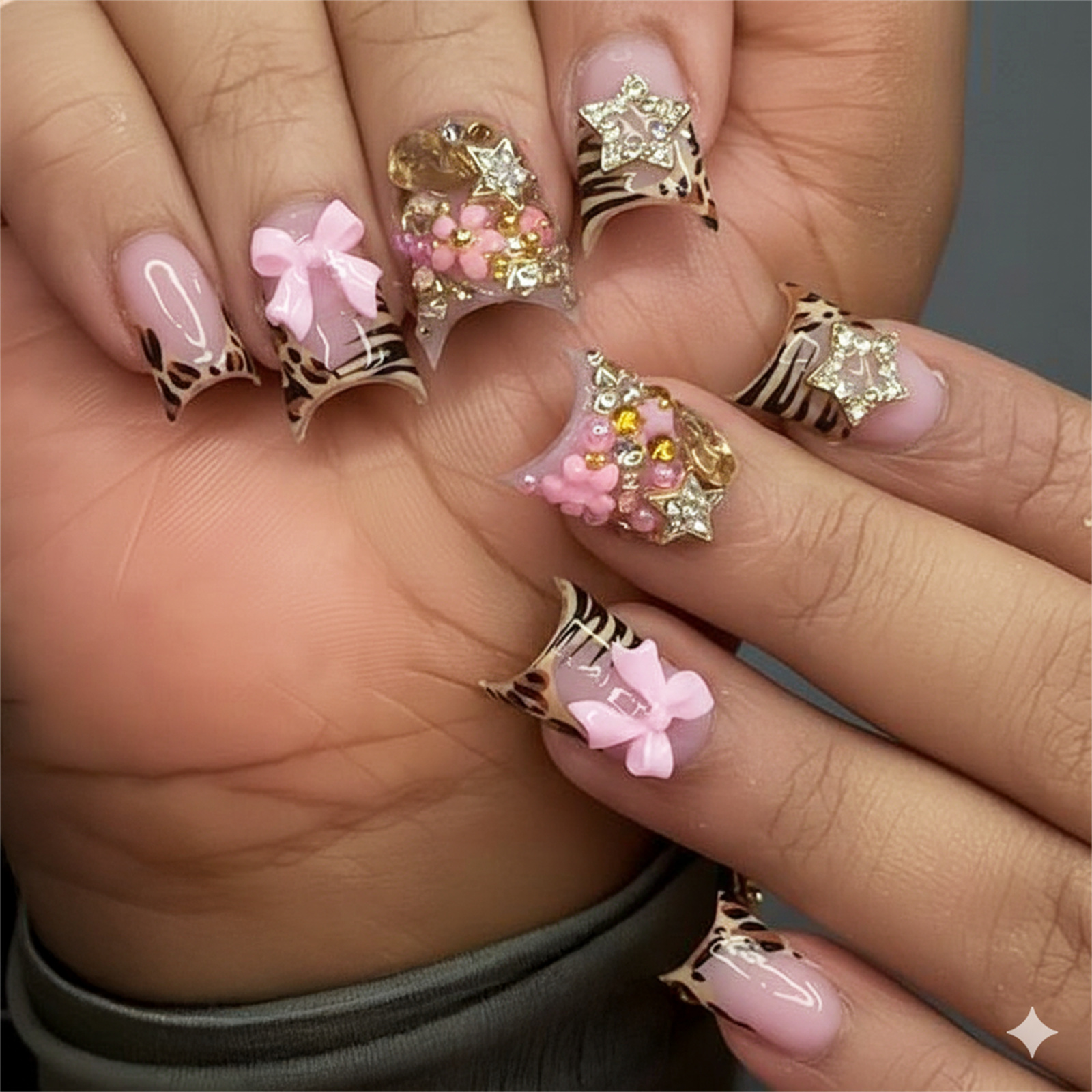24pcs Nude Pink Sweet Fake Nai - огляд і ціна 3D Printing Nails